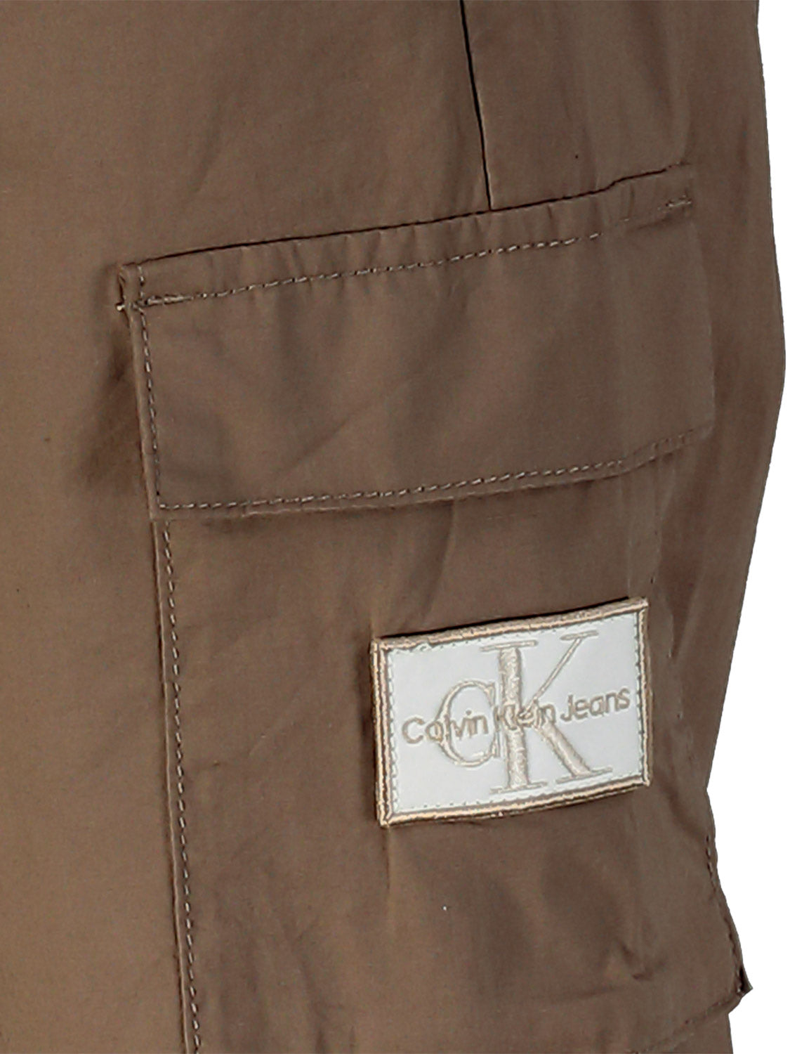 Calvin Klein Kids Cargo Trousers Brown in Brown 6700046643-6.jpg | NICKIS.com