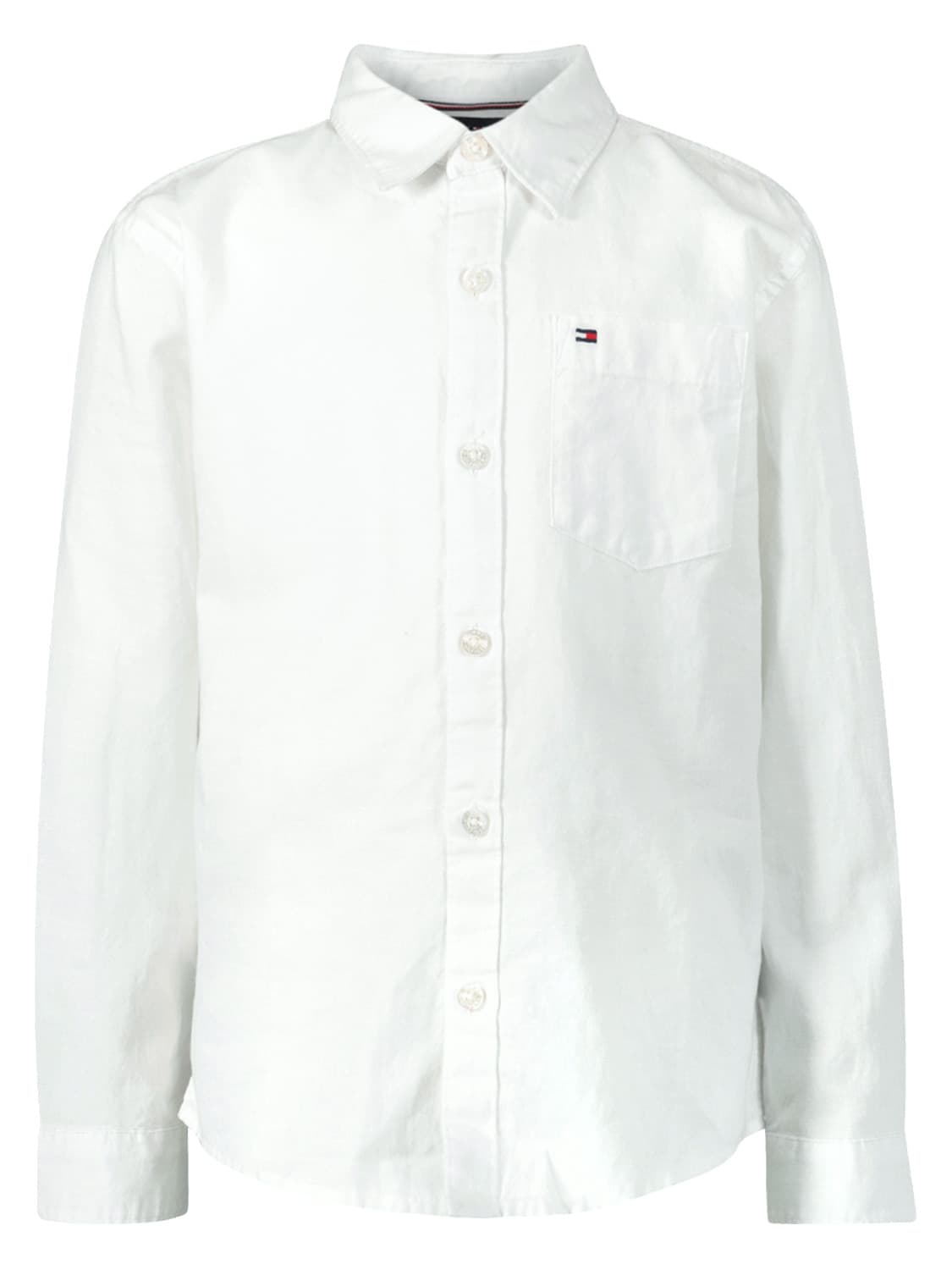 Tommy Hilfiger Kids shirt Hemp Relaxed White in White 6700469733-1.jpg | NICKIS.com