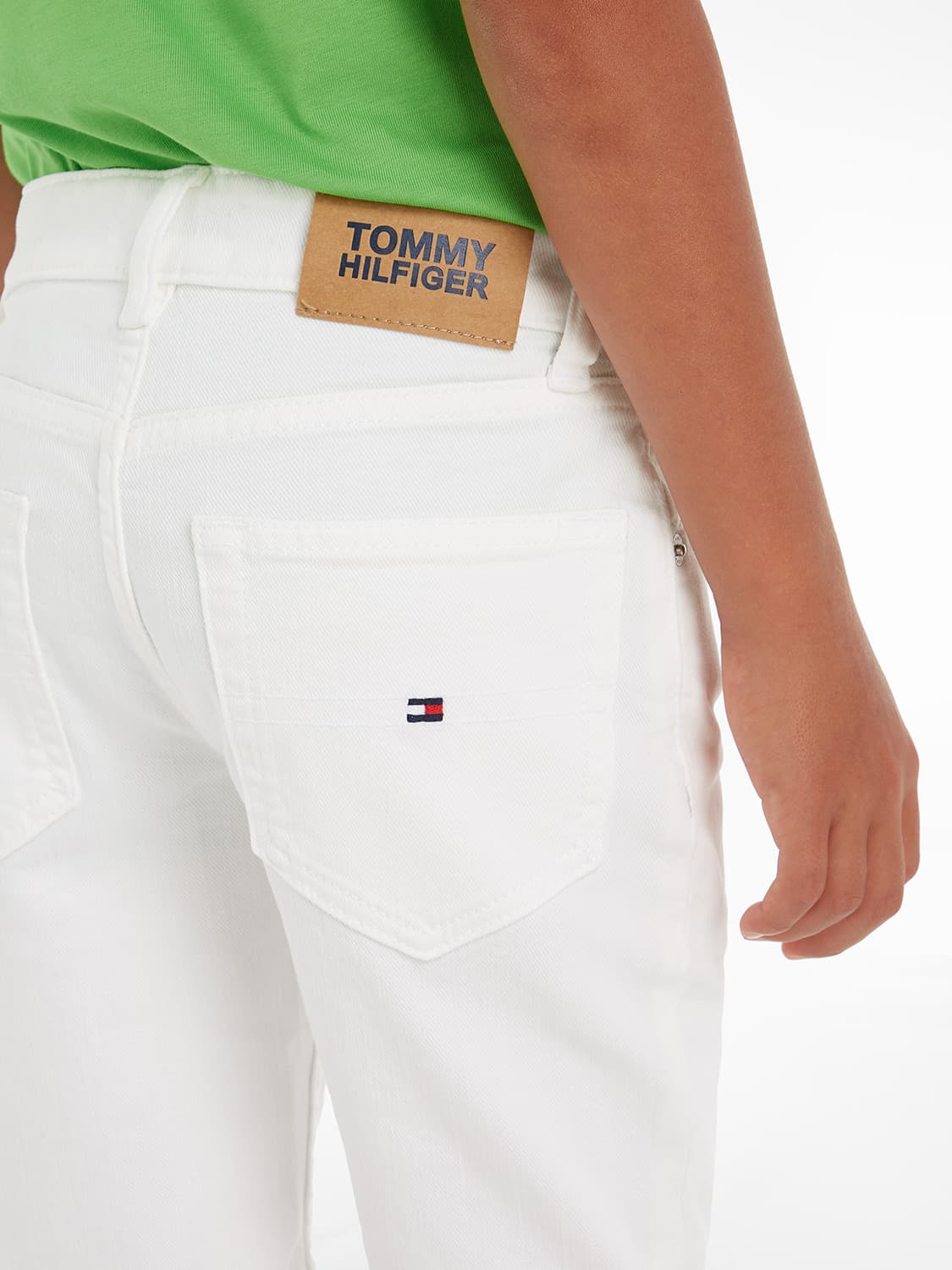 Tommy Hilfiger Kids Shorts Scanton Short Denim White in White 6700475323-7.jpg | NICKIS.com