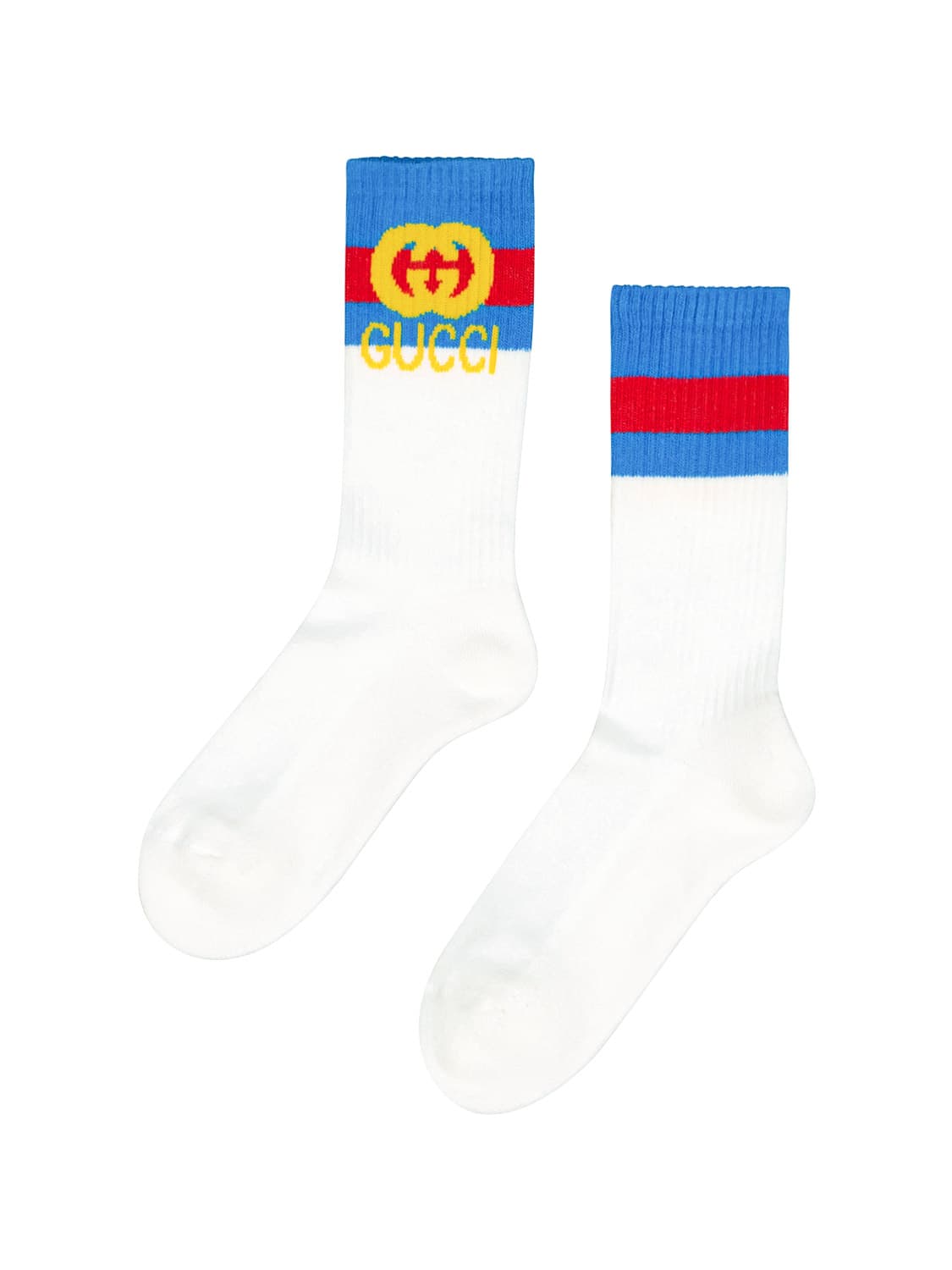 Gucci Kids socks White in White 6700689258-1.jpg | NICKIS.com