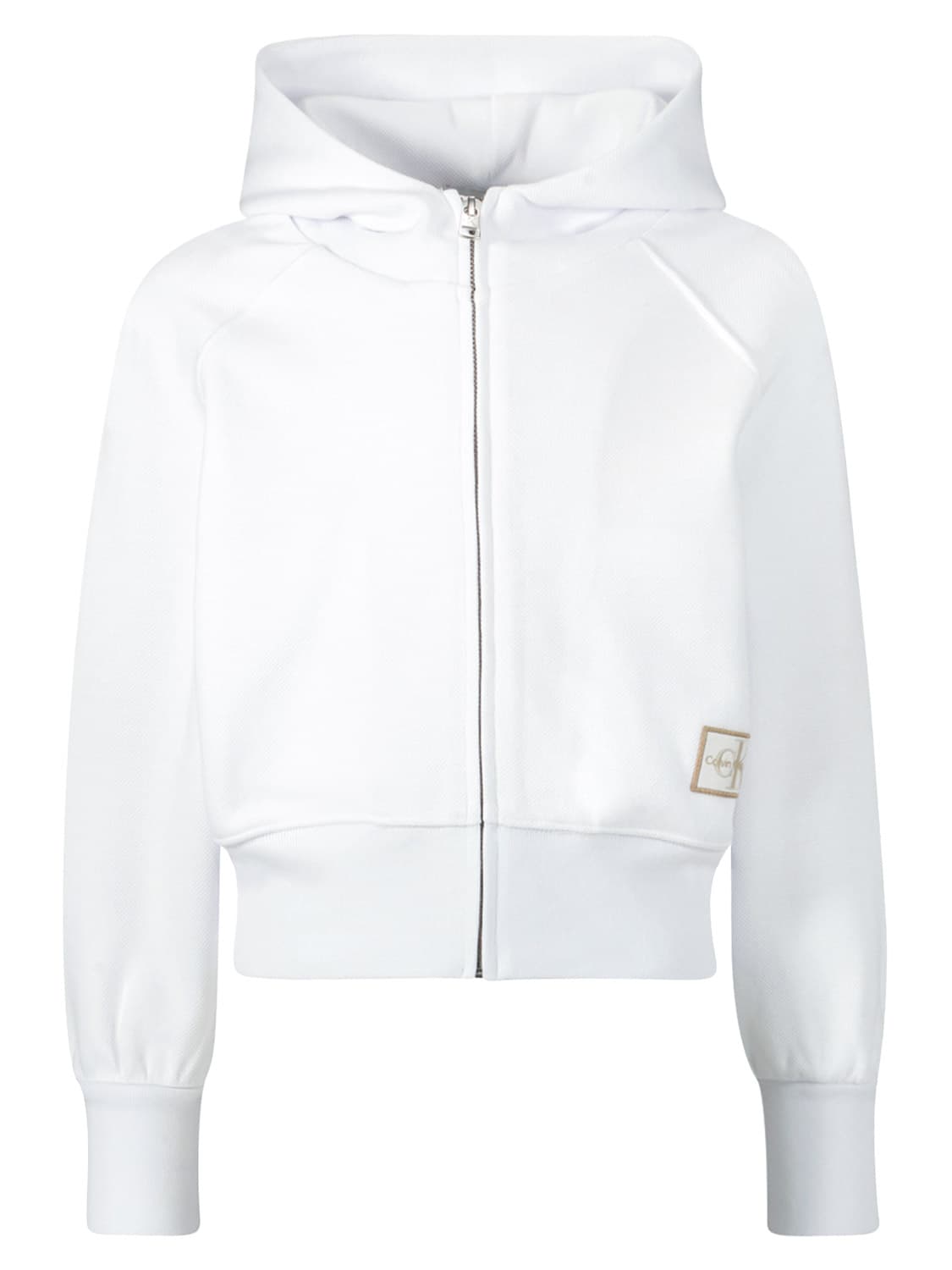 Calvin Klein Kids Sweat Jacket White in White 6700695476-1.jpg | NICKIS.com