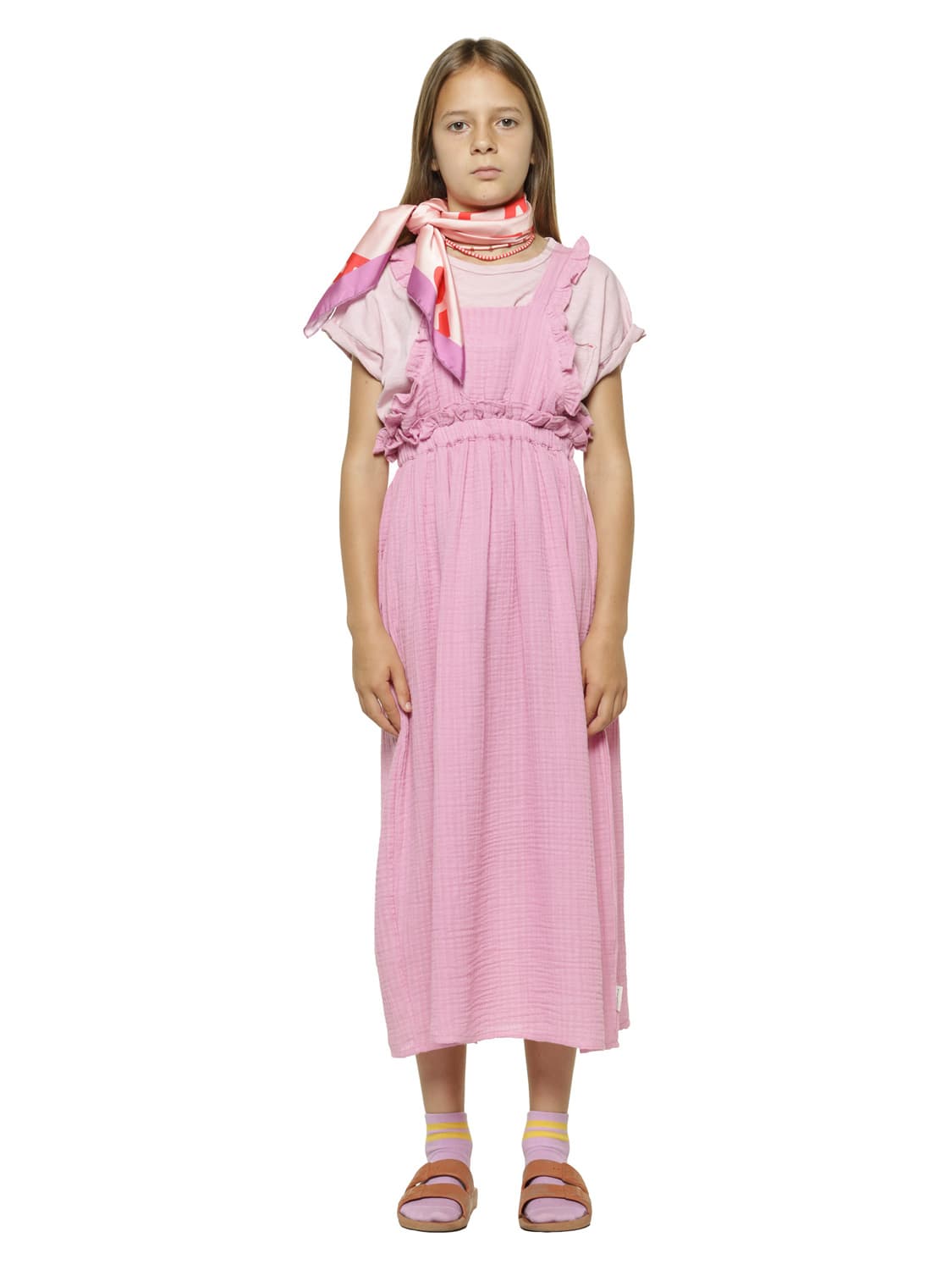 Piupiuchick Kids dress Fuchsia in Fuchsia 6700704119-2.jpg | NICKIS.com