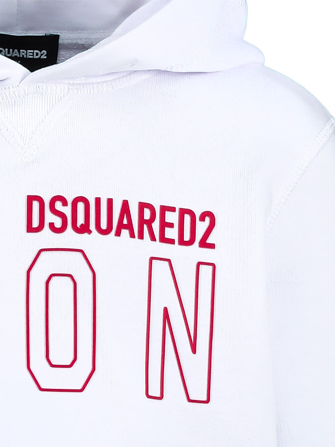 DSQUARED2 Kids hoodie White in White 6700971542-5.jpg | NICKIS.com