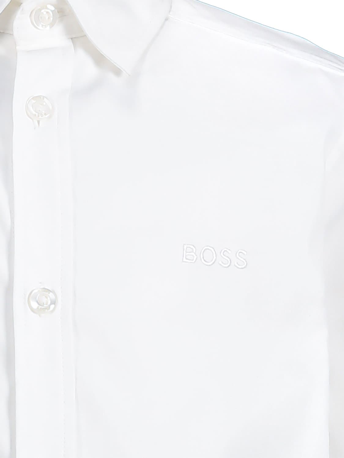 Boss Kids shirt White in White 6701002323-4.jpg | NICKIS.com