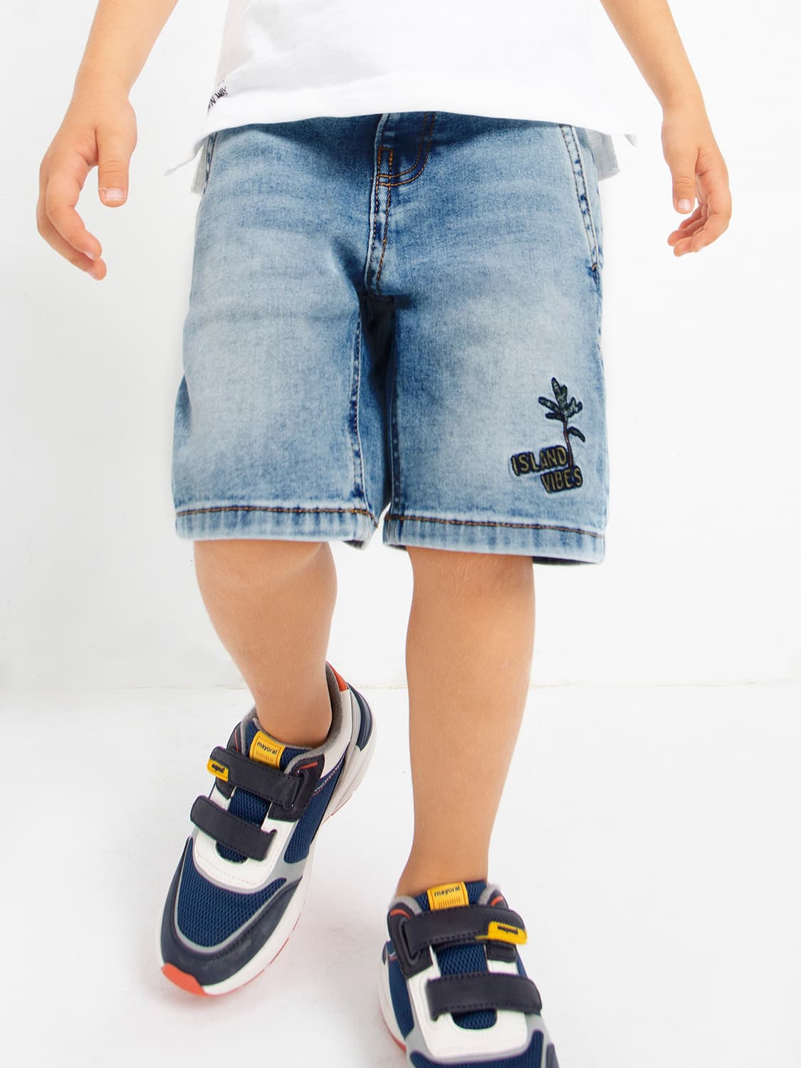 Mayoral Kids Shorts Blue in Blue 6701011909-3.jpg | NICKIS.com