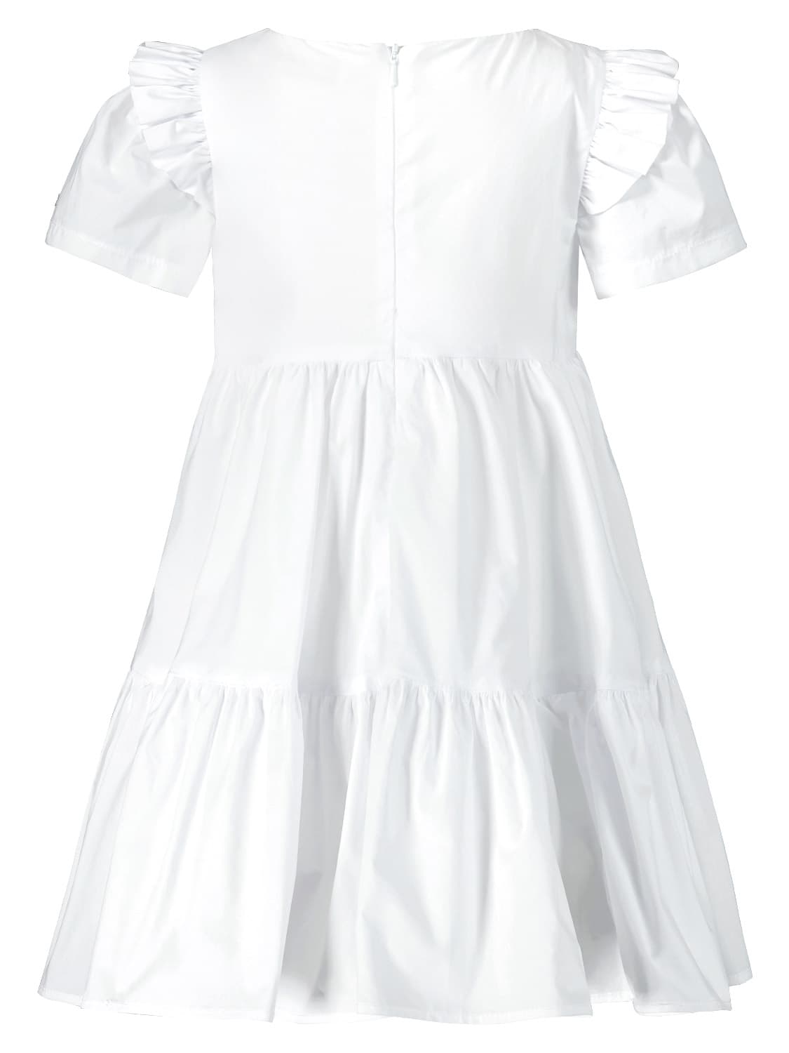 Monnalisa Kids dress White in White 6701213920-5.jpg | NICKIS.com