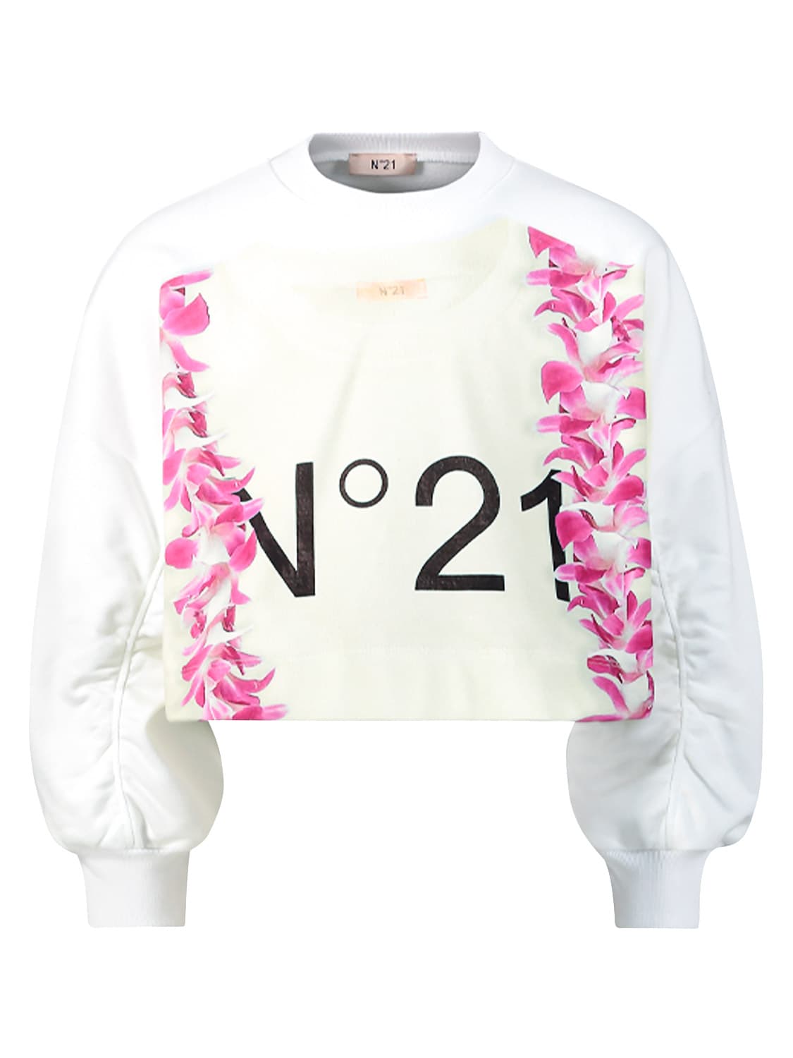 N°21 Kids Sweatshirt White in White 6701420039-1.jpg | NICKIS.com