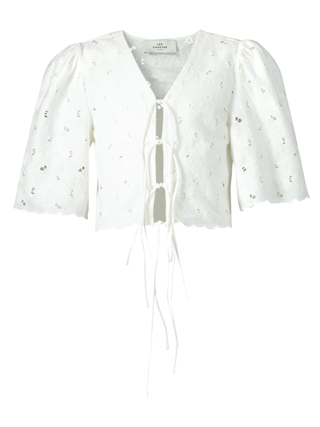 LES COYOTES DE PARIS Kids blouse White in White 6701922934-1.jpg | NICKIS.com