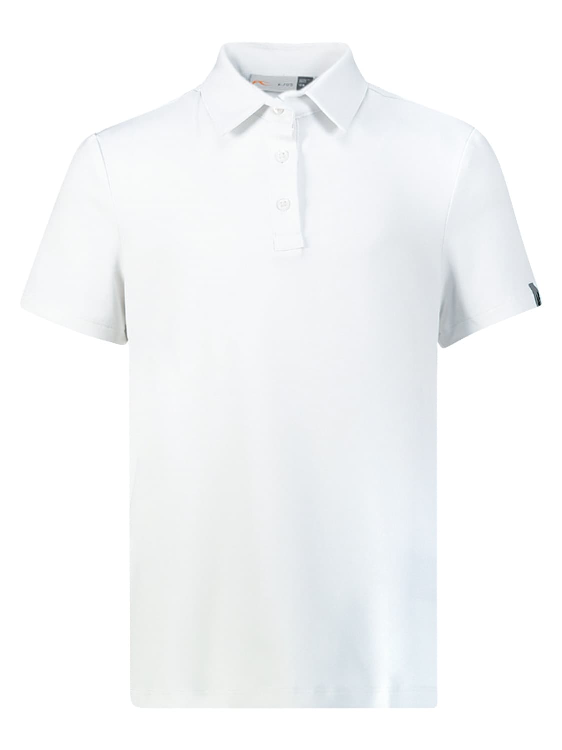 KJUS Kids Polo Shirt Golfwear - Self Collar White in White 6701931443-1.jpg | NICKIS.com