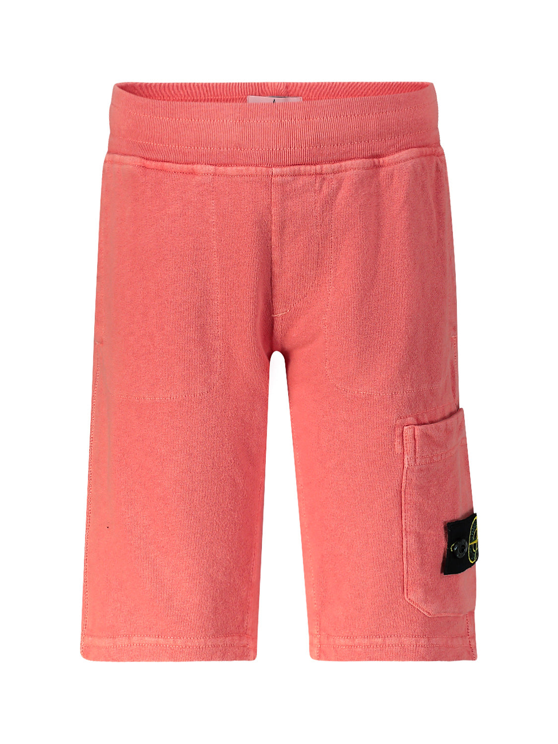 STONE ISLAND JUNIOR Kids Shorts Coral in Coral 6702162230-1.jpg | NICKIS.com