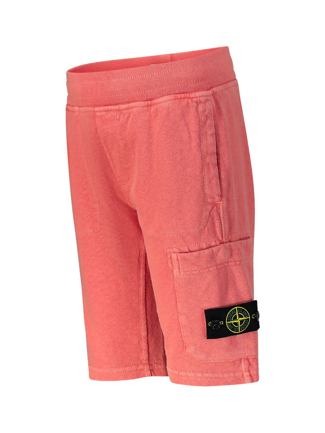 STONE ISLAND JUNIOR Kids Shorts Coral in Coral 6702162230-4.jpg | NICKIS.com