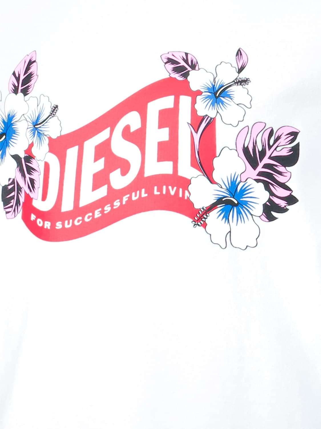 Diesel Kids t-shirt White in White 6702255128-5.jpg | NICKIS.com