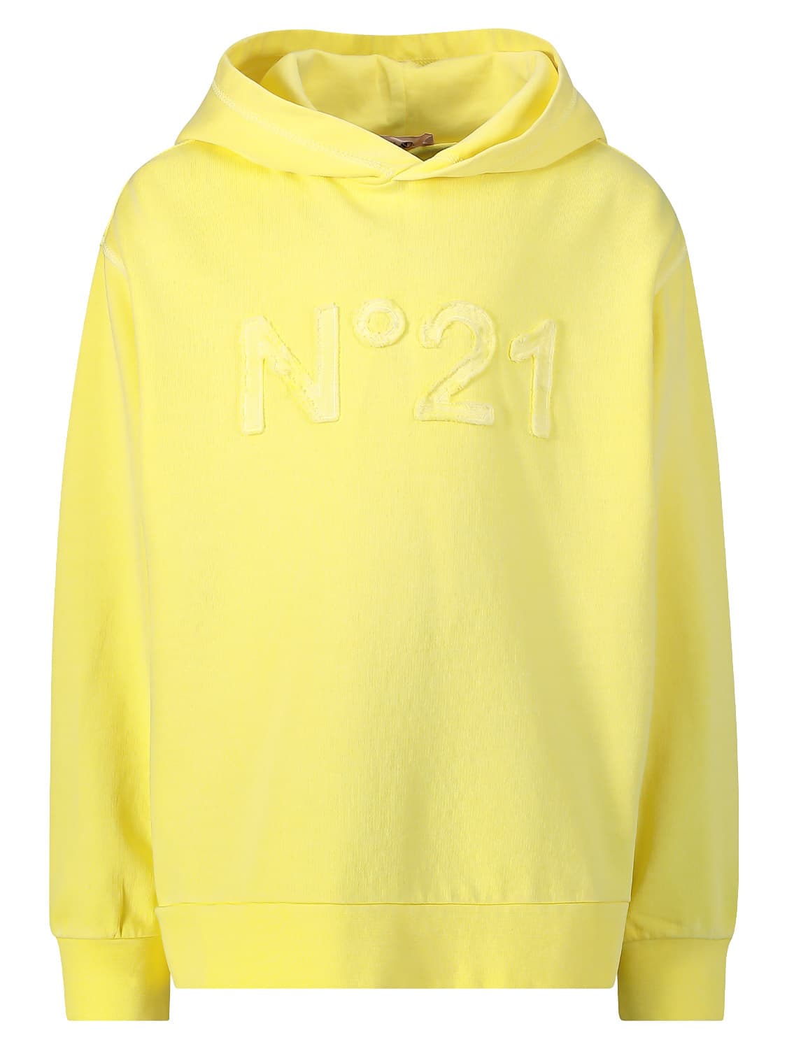 N°21 Kids hoodie Yellow in Yellow 6702341977-1.jpg | NICKIS.com