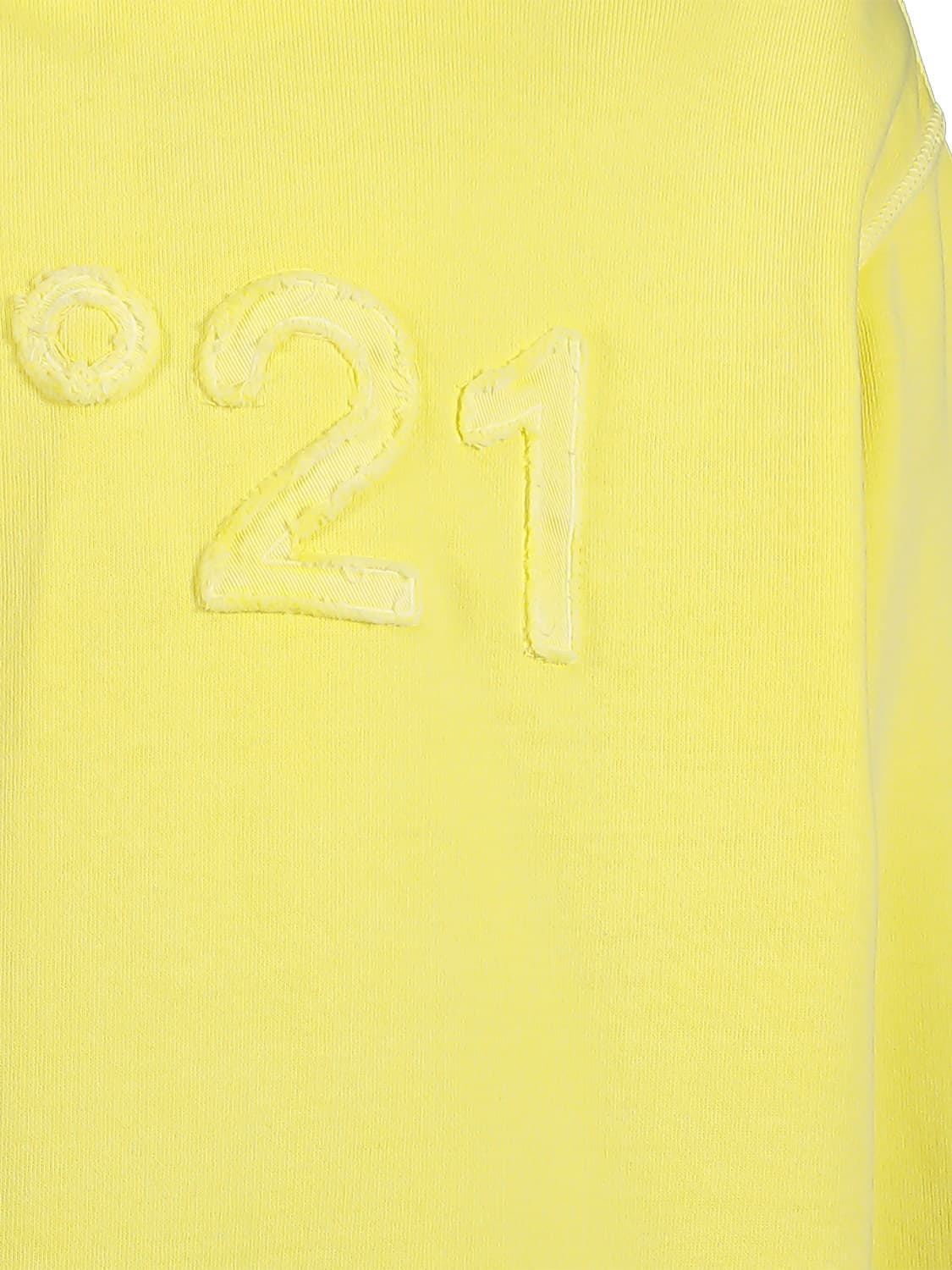 N°21 Kids hoodie Yellow in Yellow 6702341977-5.jpg | NICKIS.com