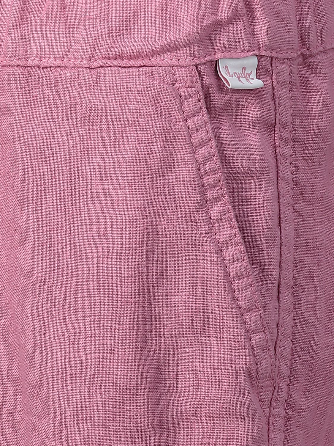 Il Gufo Kids pants Linen Fuchsia in Fuchsia 6702486393-5.jpg | NICKIS.com