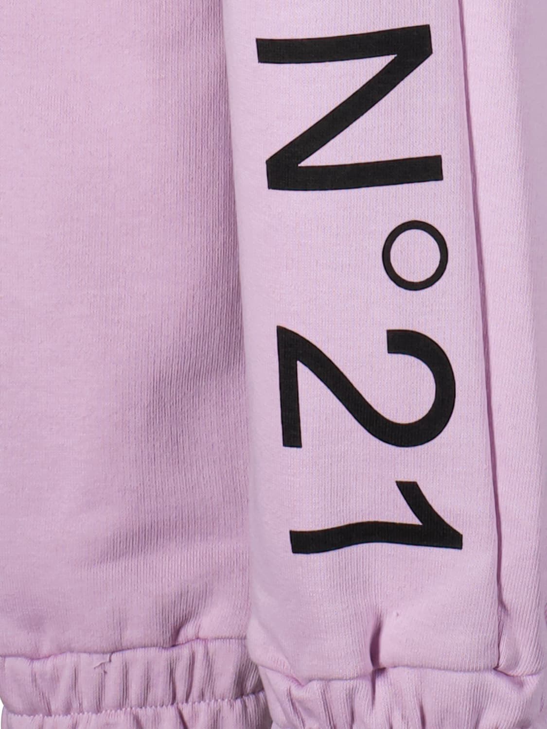 N°21 Kids sweatpants Lilac in Lilac 6702497593-6.jpg | NICKIS.com