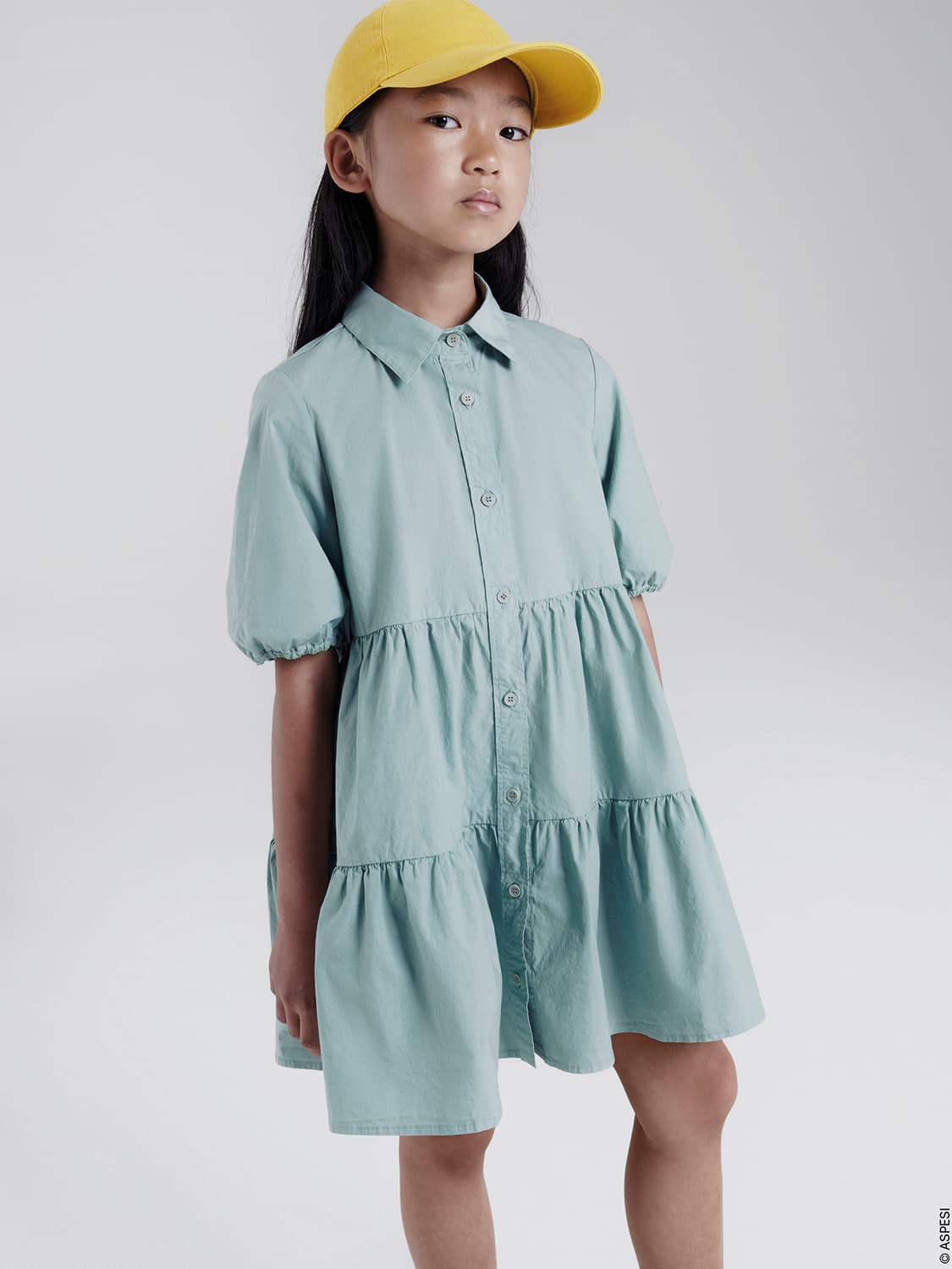 Aspesi Kids dress Mint Green in Mint Green 6702528037-2.jpg | NICKIS.com