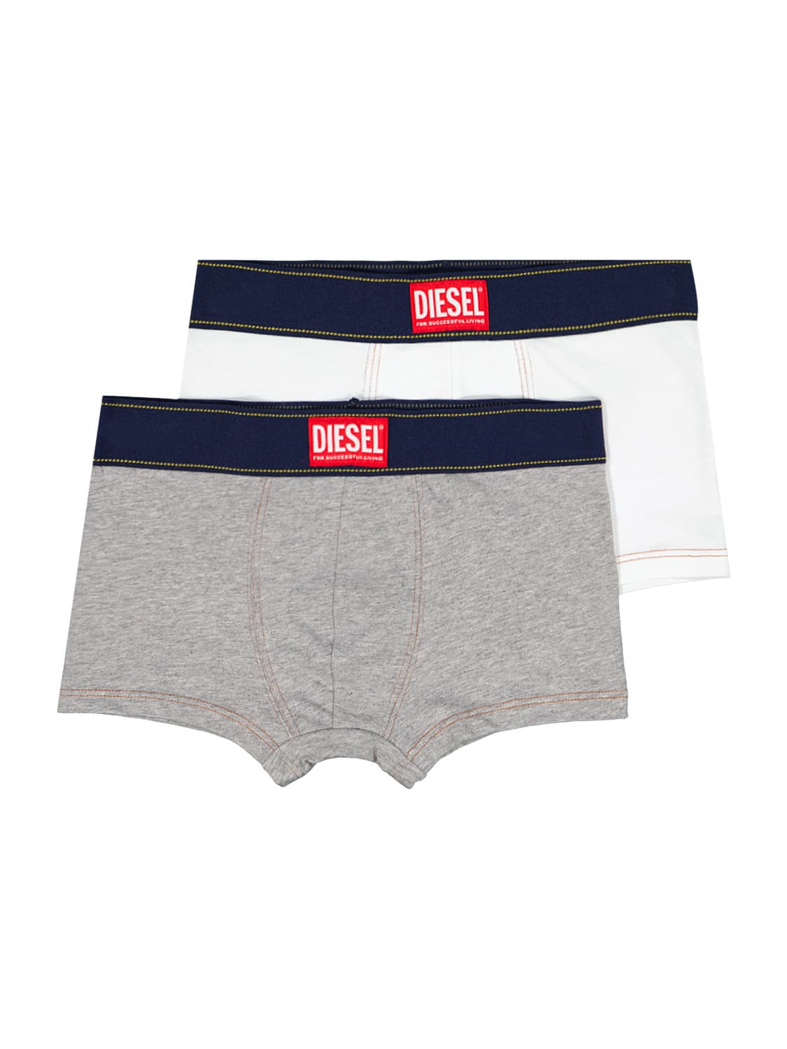 Diesel Kids Boxer Shorts White in White 6702569124-1.jpg | NICKIS.com