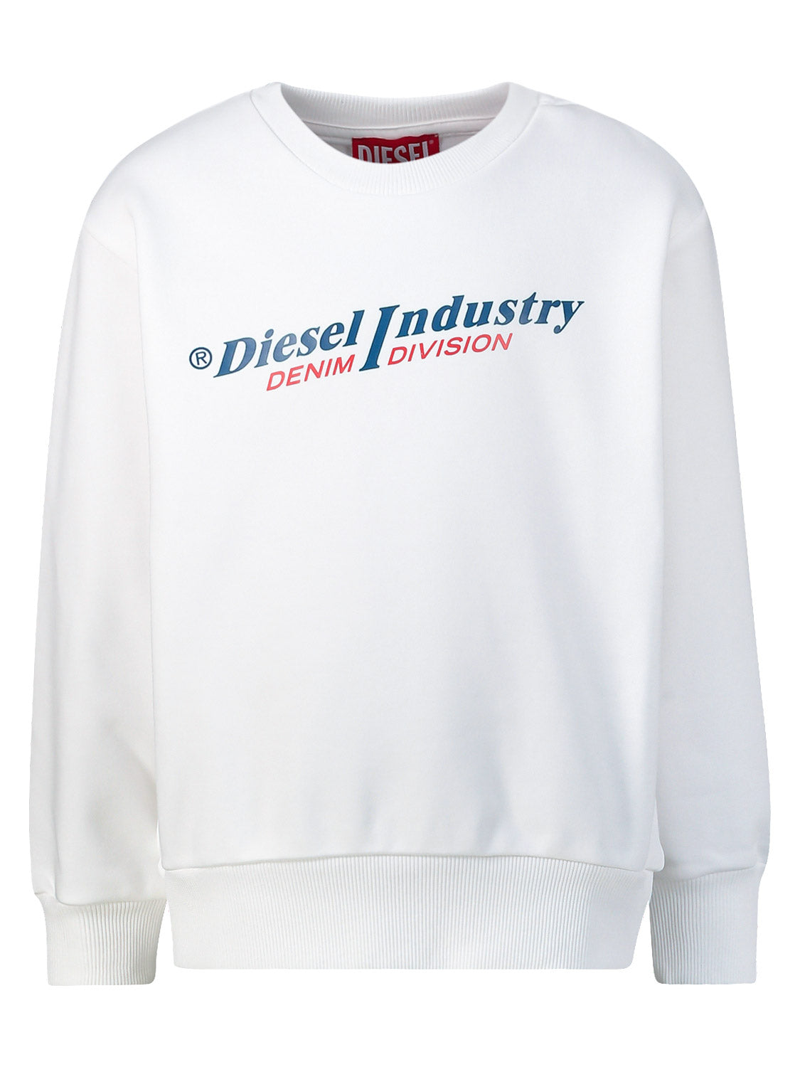 Diesel Kids Sweatshirt White in White 6702600070-1.jpg | NICKIS.com