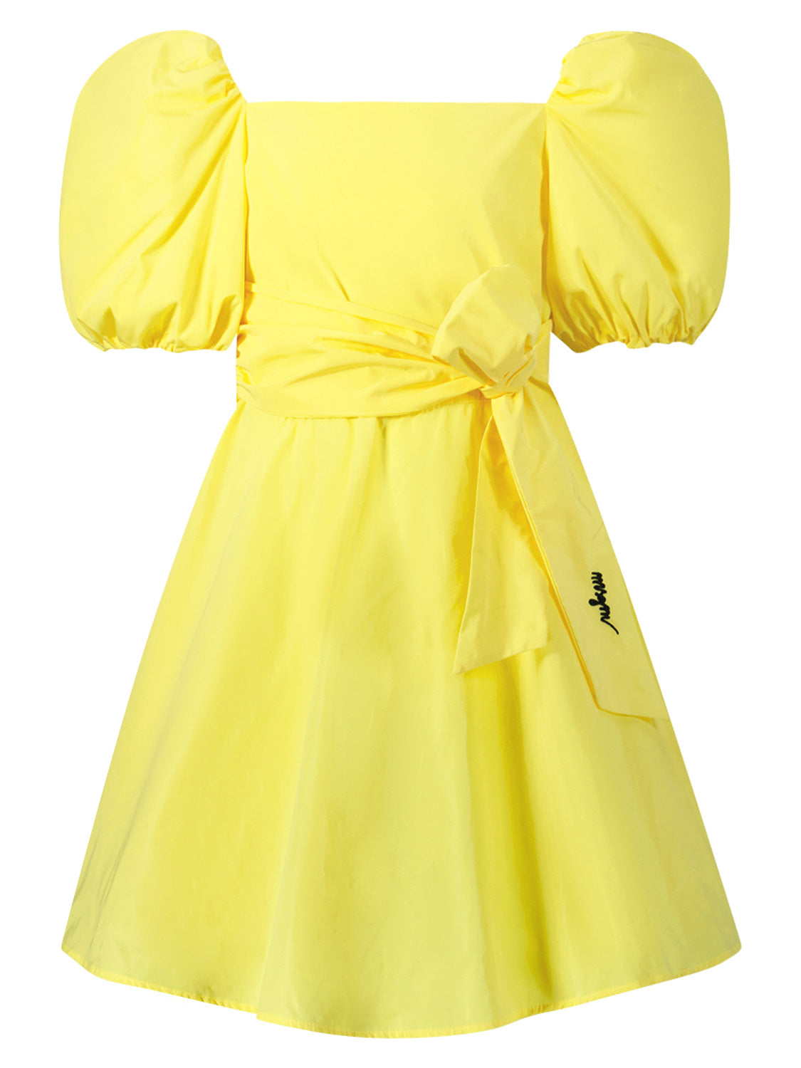 MSGM Kids dress Yellow in Yellow 6702601422-1.jpg | NICKIS.com