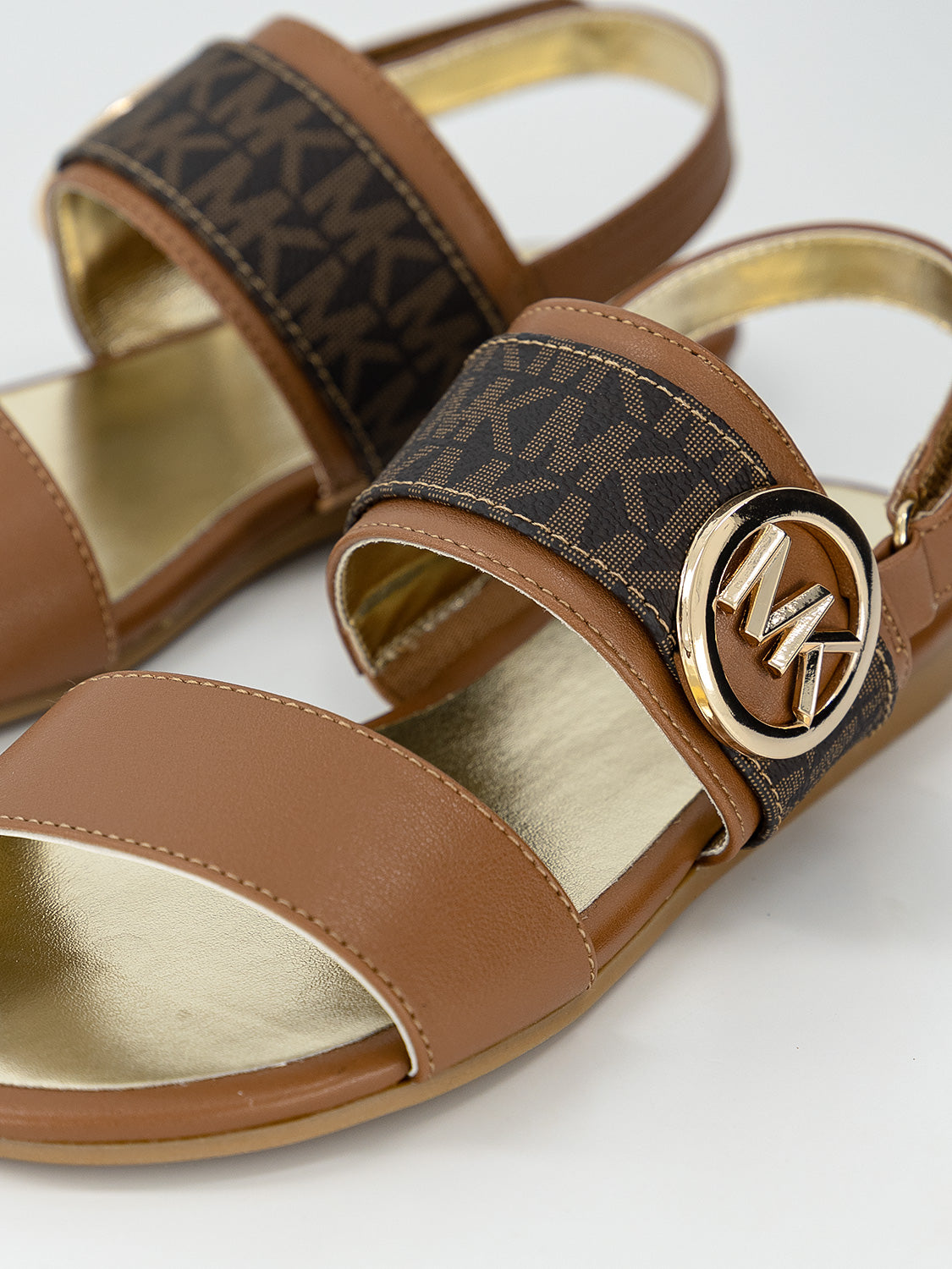 Michael Kors Kids sandals Sydney Kenzie Brown in Brown 6702822559-7.jpg | NICKIS.com