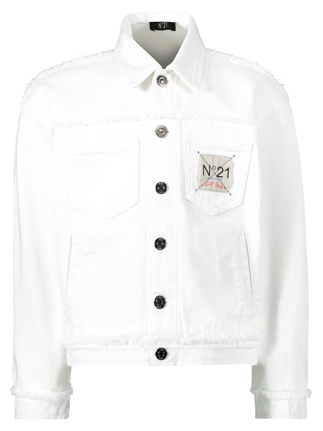 N°21 Kids jacket White in White 6703001145-1.jpg | NICKIS.com