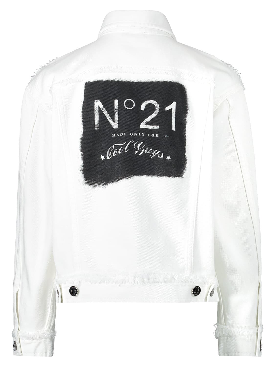 N°21 Kids jacket White in White 6703001145-4.jpg | NICKIS.com