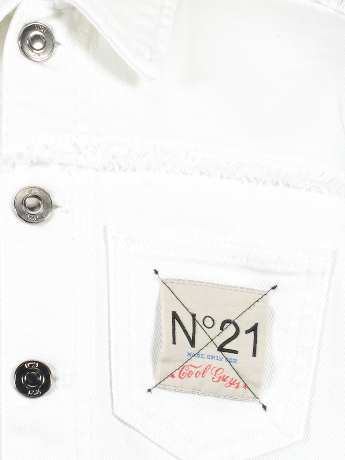 N°21 Kids jacket White in White 6703001145-5.jpg | NICKIS.com