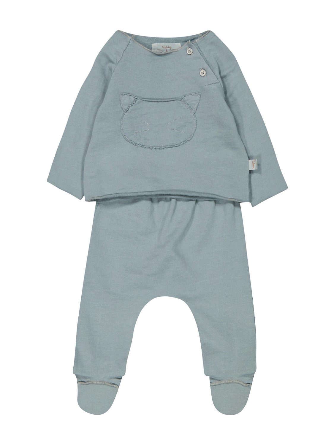 Teddy & Minou Kids clothing set Anthracite Grey in Anthracite Grey 6703029799-4.jpg | NICKIS.com