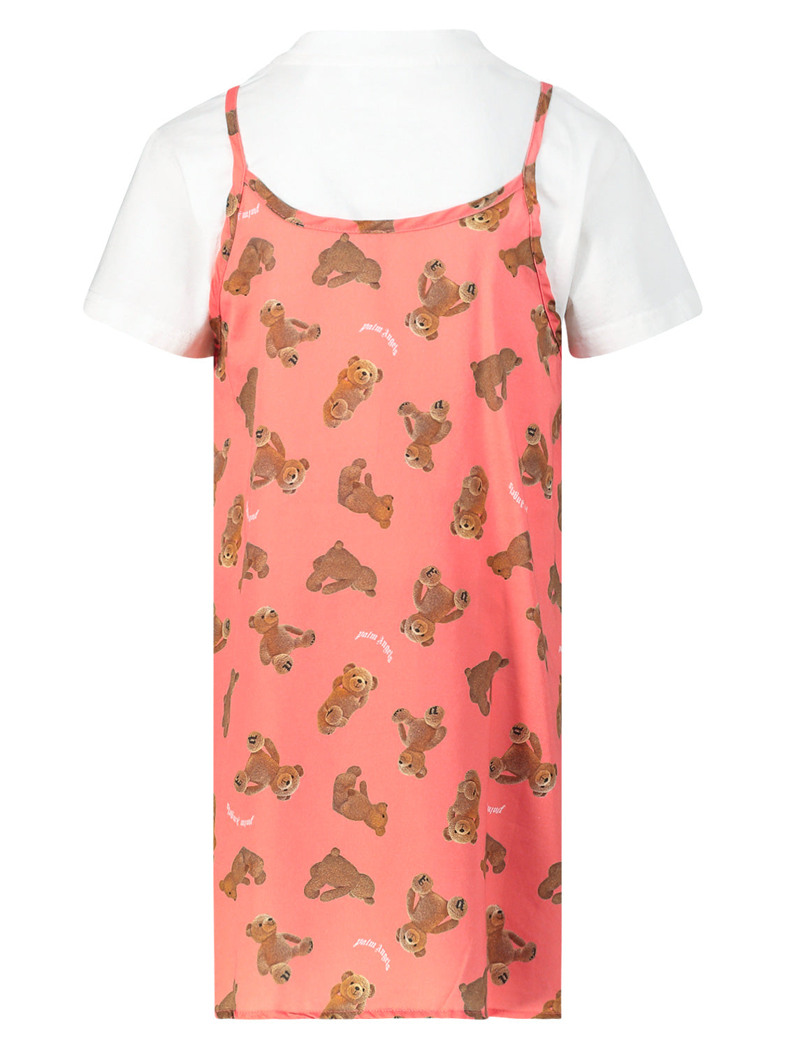 Palm Angels Kids dress Coral in Coral 6703142915-4.jpg | NICKIS.com