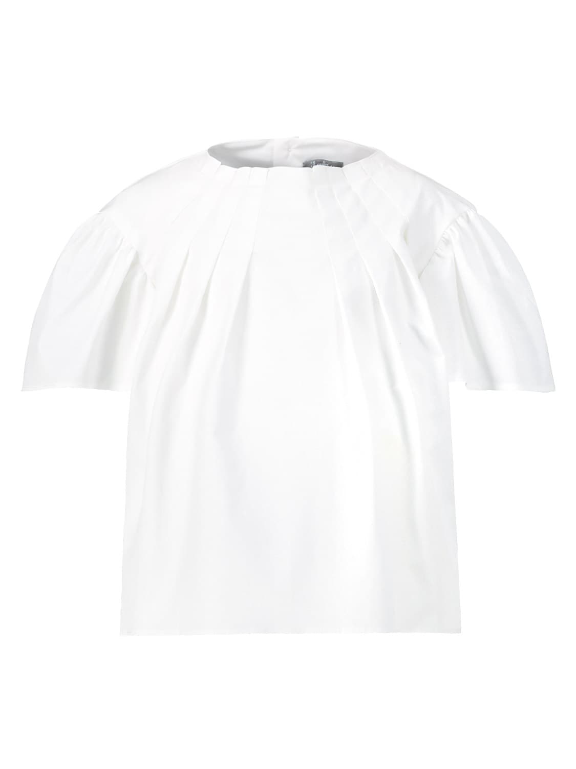 Il Gufo Kids blouse White in White 6703278025-1.jpg | NICKIS.com