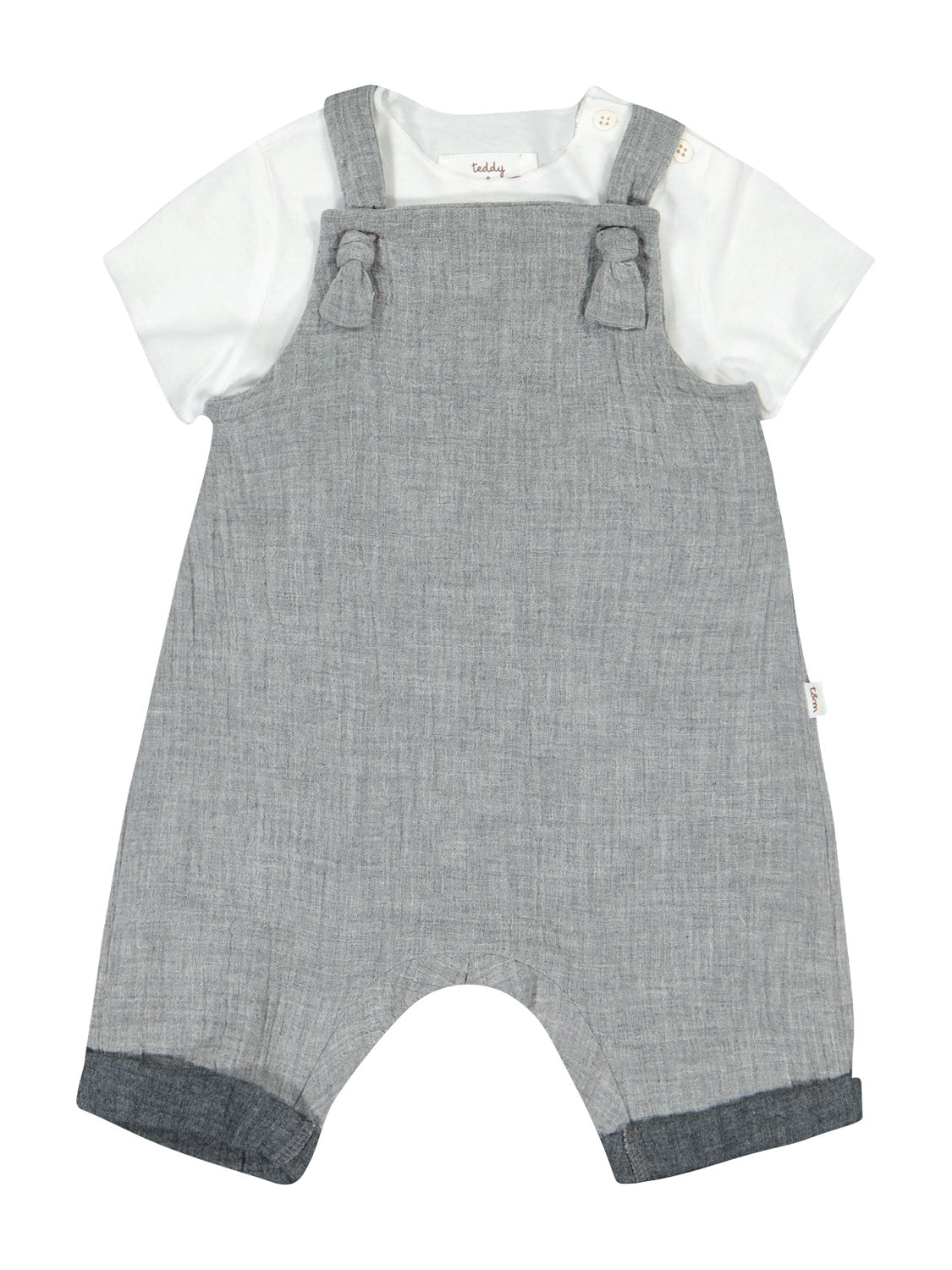 Teddy & Minou Kids clothing set Grey in Grey 6703388890-4.jpg | NICKIS.com