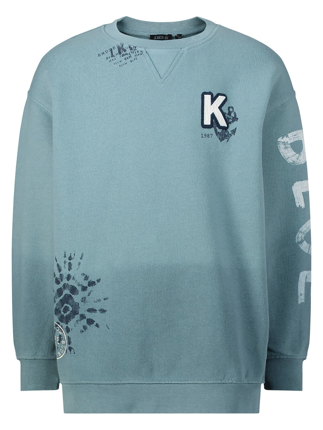 IKKS Kids Sweatshirt Blue in Blue 6703515030-1.jpg | NICKIS.com