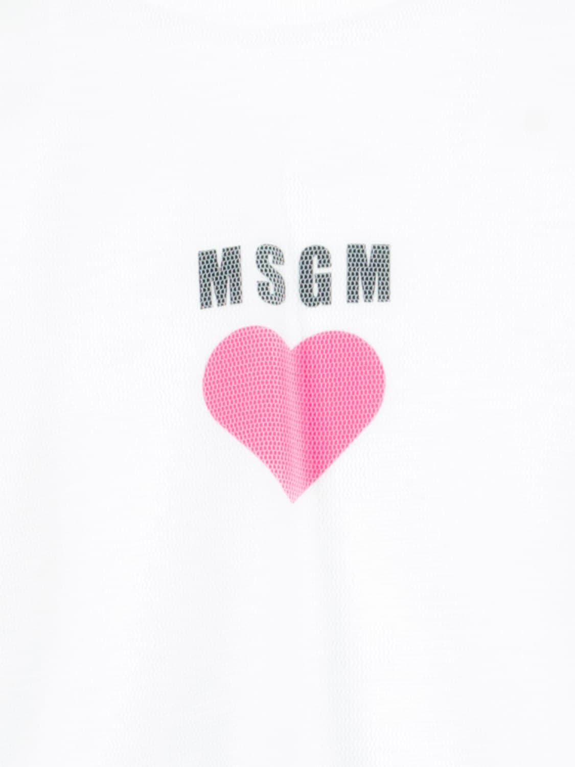 MSGM Kids t-shirt White in White 6703536898-5.jpg | NICKIS.com