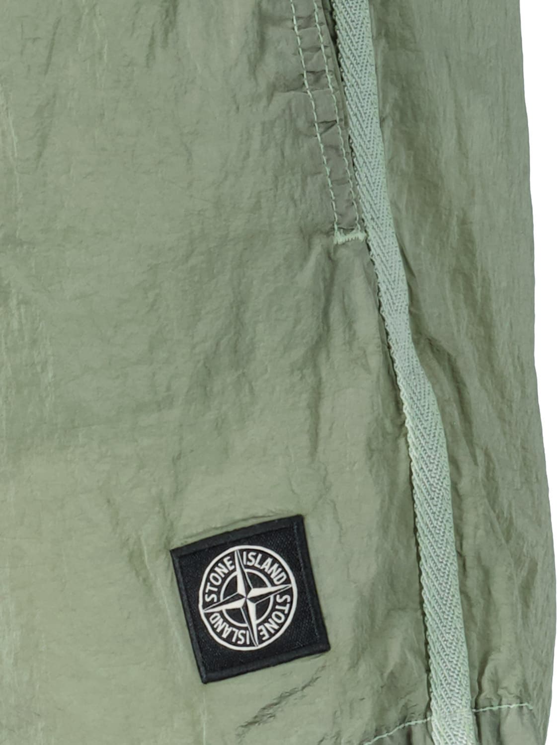 STONE ISLAND JUNIOR Kids swim shorts Olive Green in Olive Green 6703569112-6.jpg | NICKIS.com