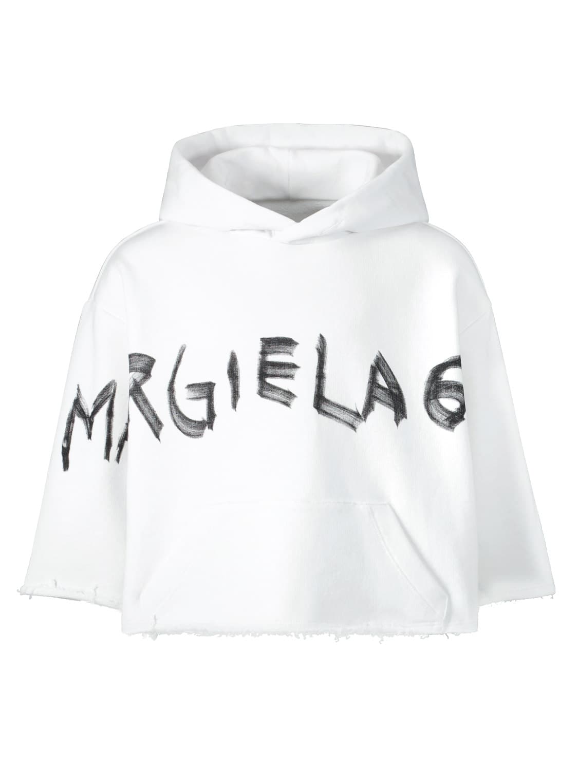 MM6 Maison Margiela Kids hoodie White in White 6703617176-1.jpg | NICKIS.com