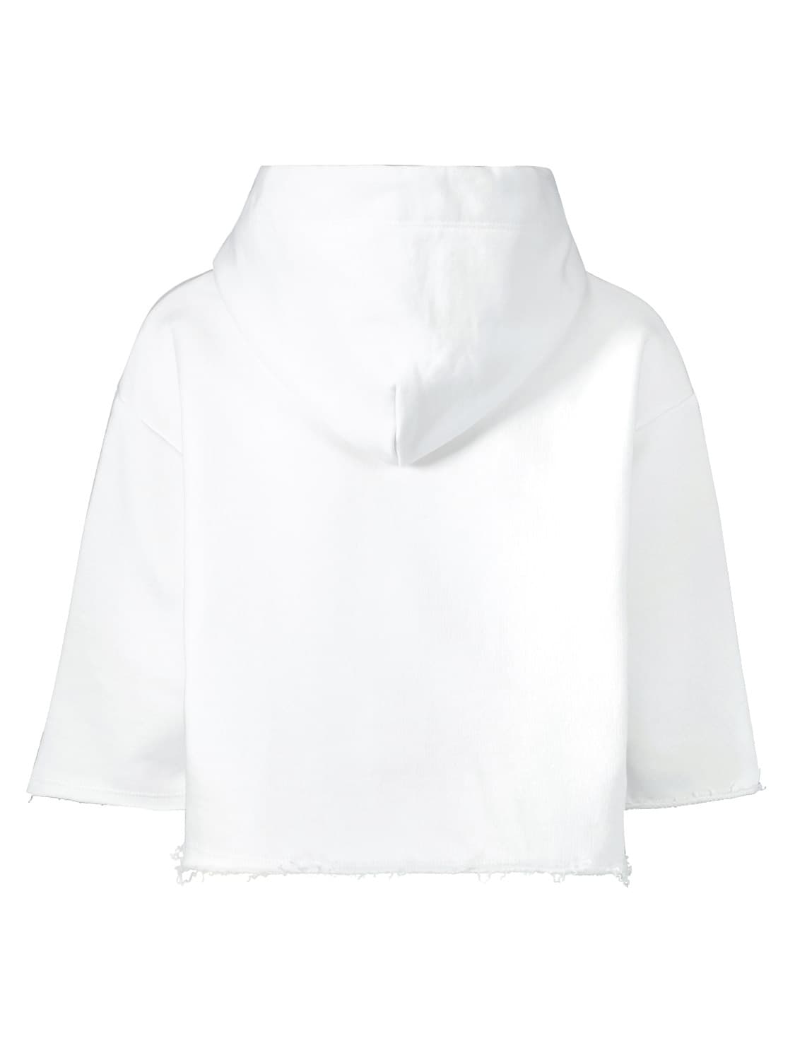 MM6 Maison Margiela Kids hoodie White in White 6703617176-4.jpg | NICKIS.com