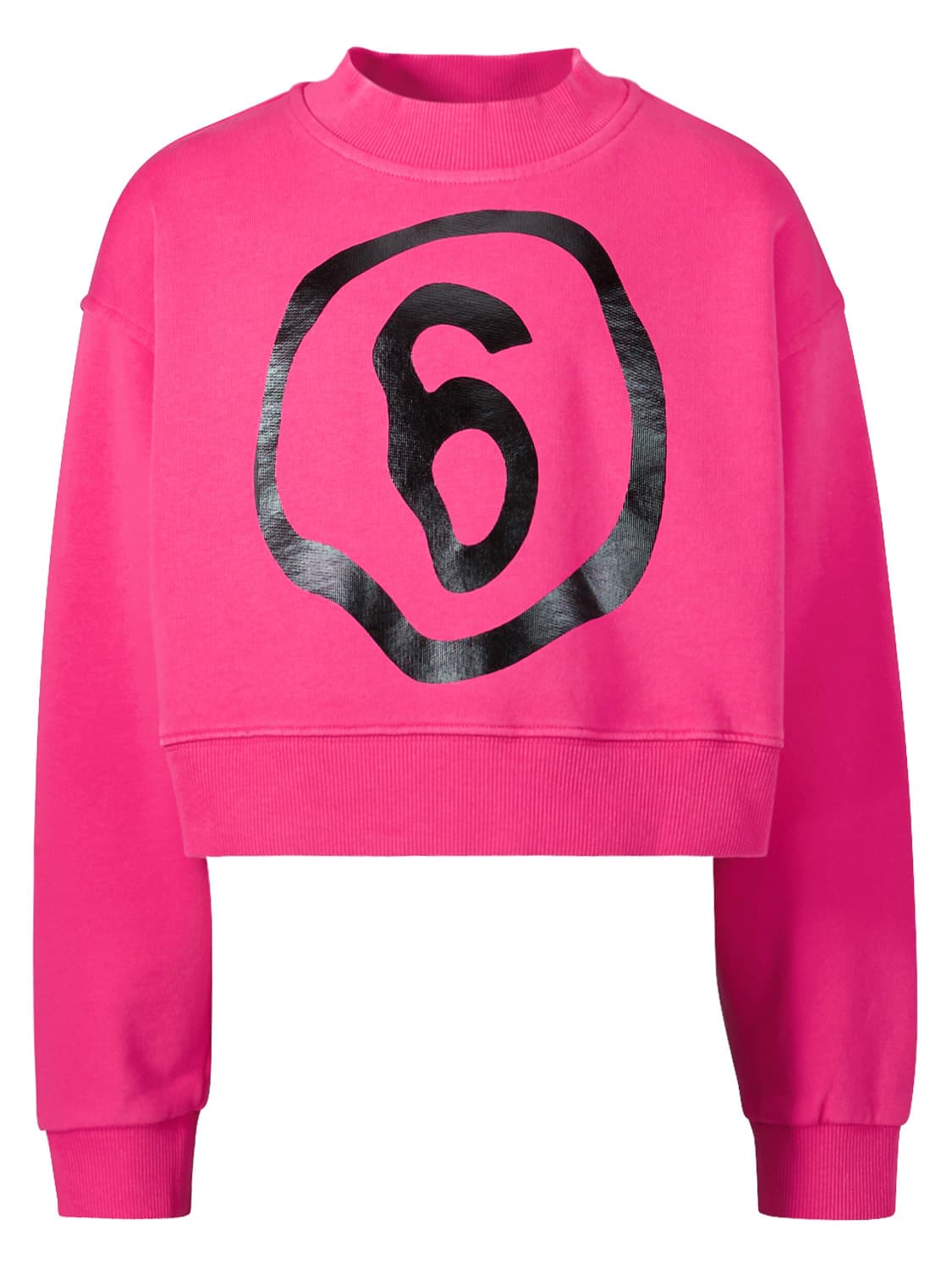 MM6 Maison Margiela Kids Sweatshirt Fuchsia in Fuchsia 6703625970-1.jpg | NICKIS.com