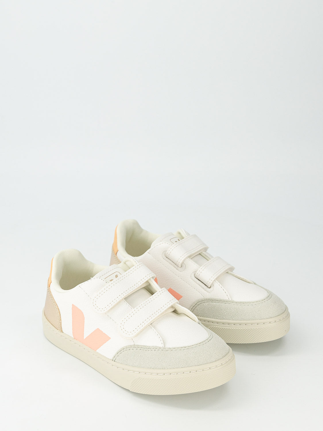 Veja Kids sneakers Small V-12 White in White 6703637559-5.jpg | NICKIS.com