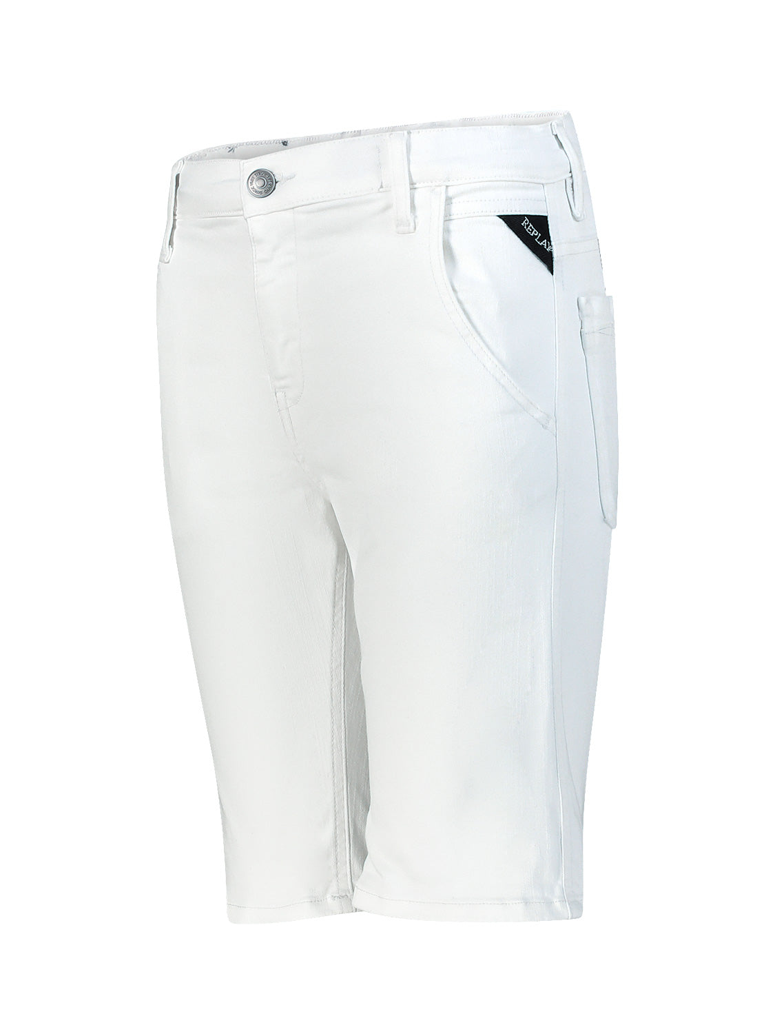 Replay & Sons Kids Shorts Jazlin White in White 6703643193-4.jpg | NICKIS.com