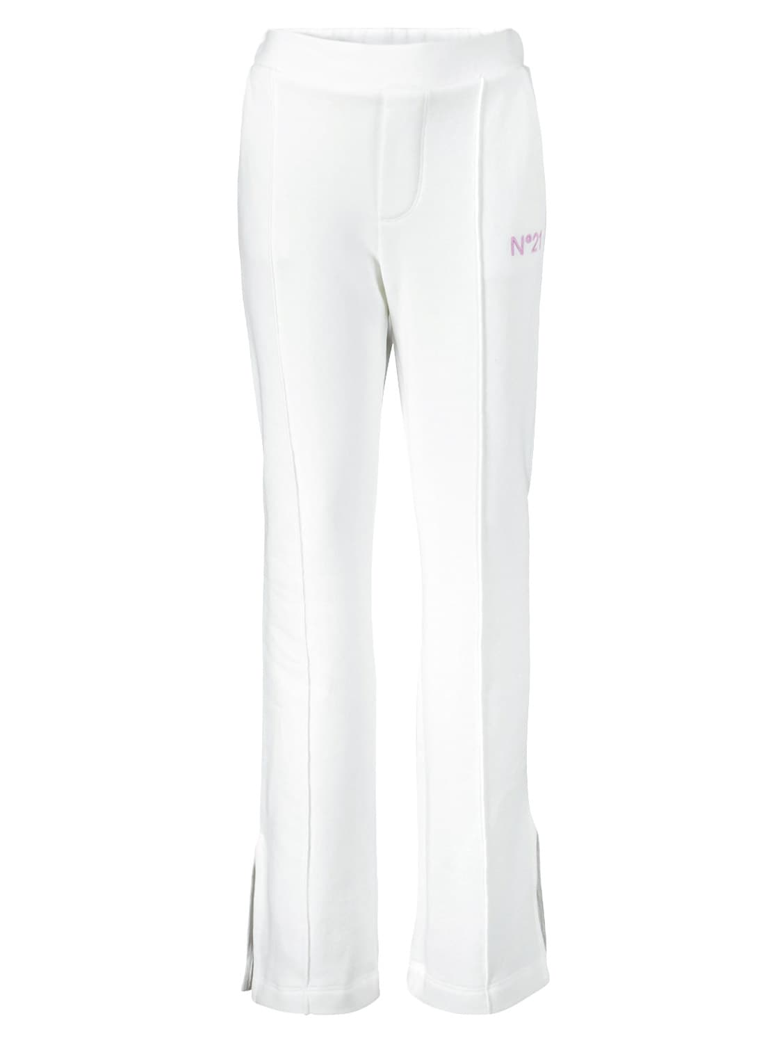 N°21 Kids sweatpants White in White 6703656923-1.jpg | NICKIS.com