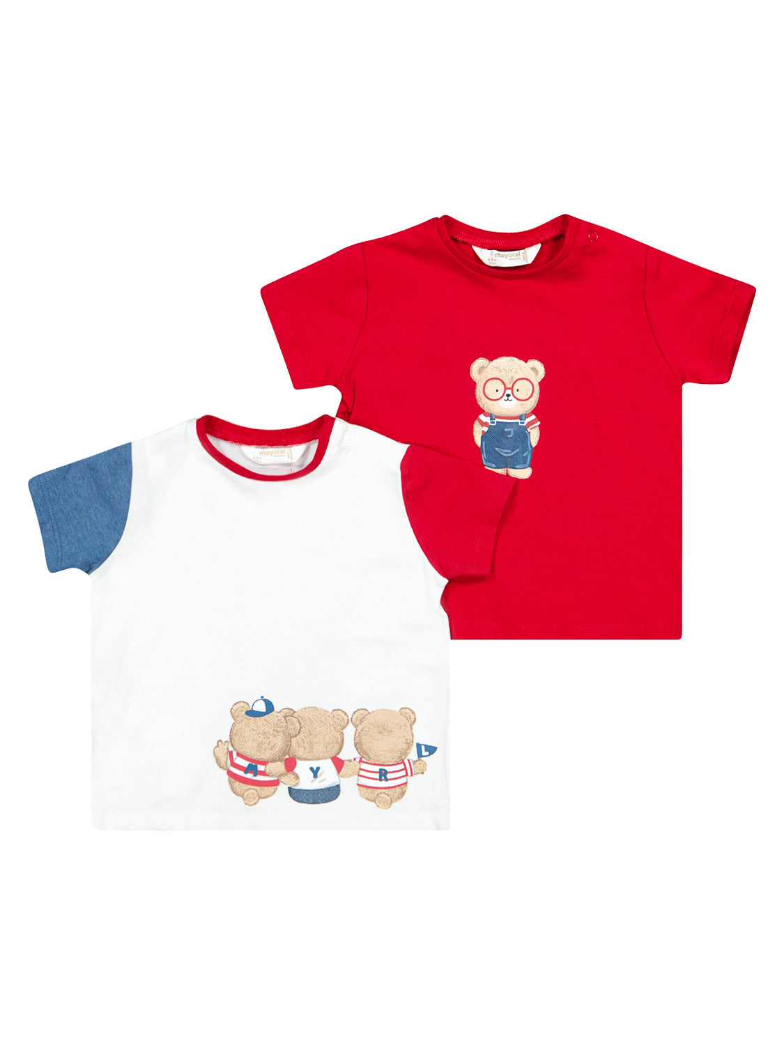 Mayoral Kids t-shirt Red in Red 6703728874-1.jpg | NICKIS.com