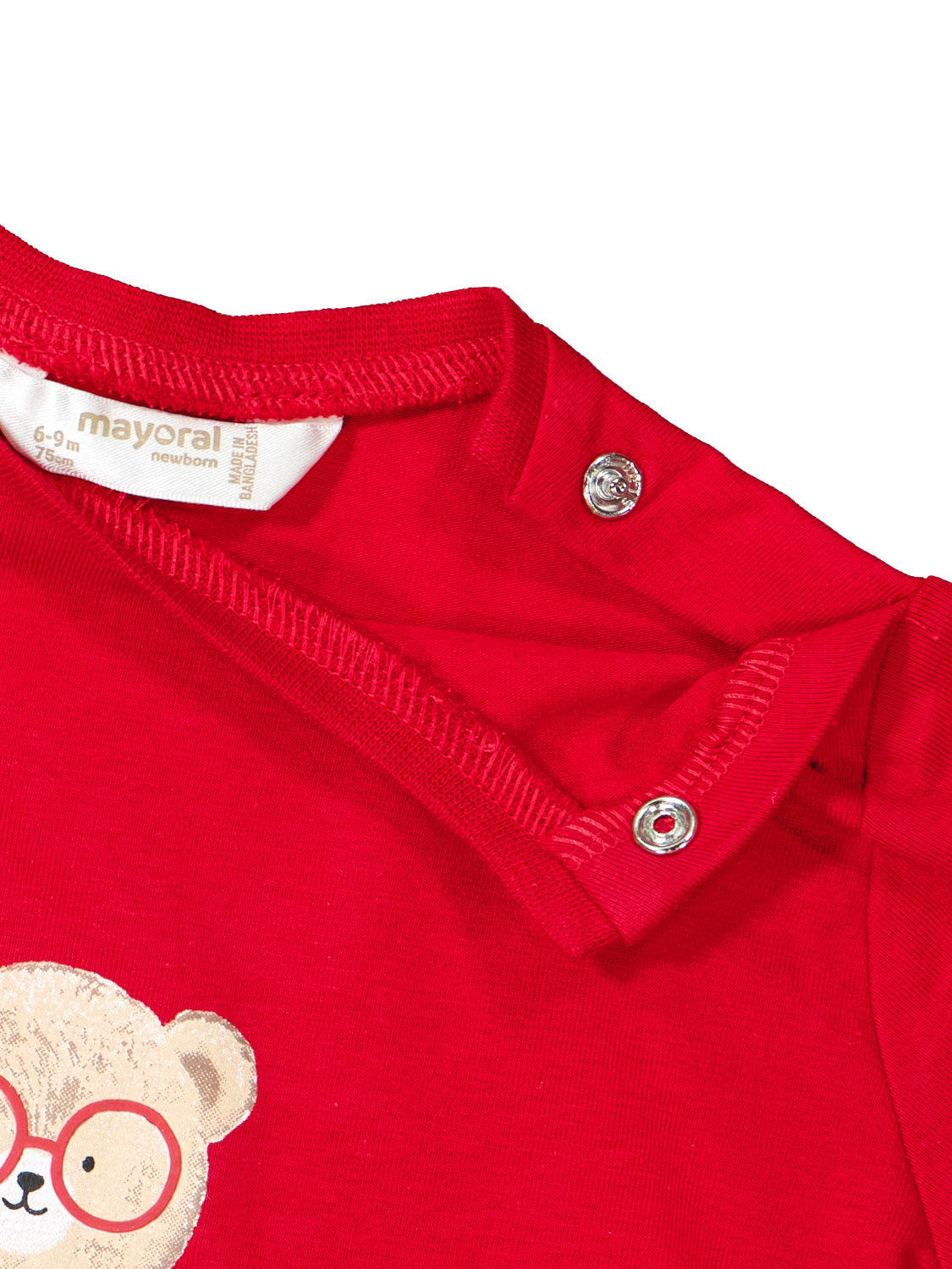 Mayoral Kids t-shirt Red in Red 6703728874-6.jpg | NICKIS.com