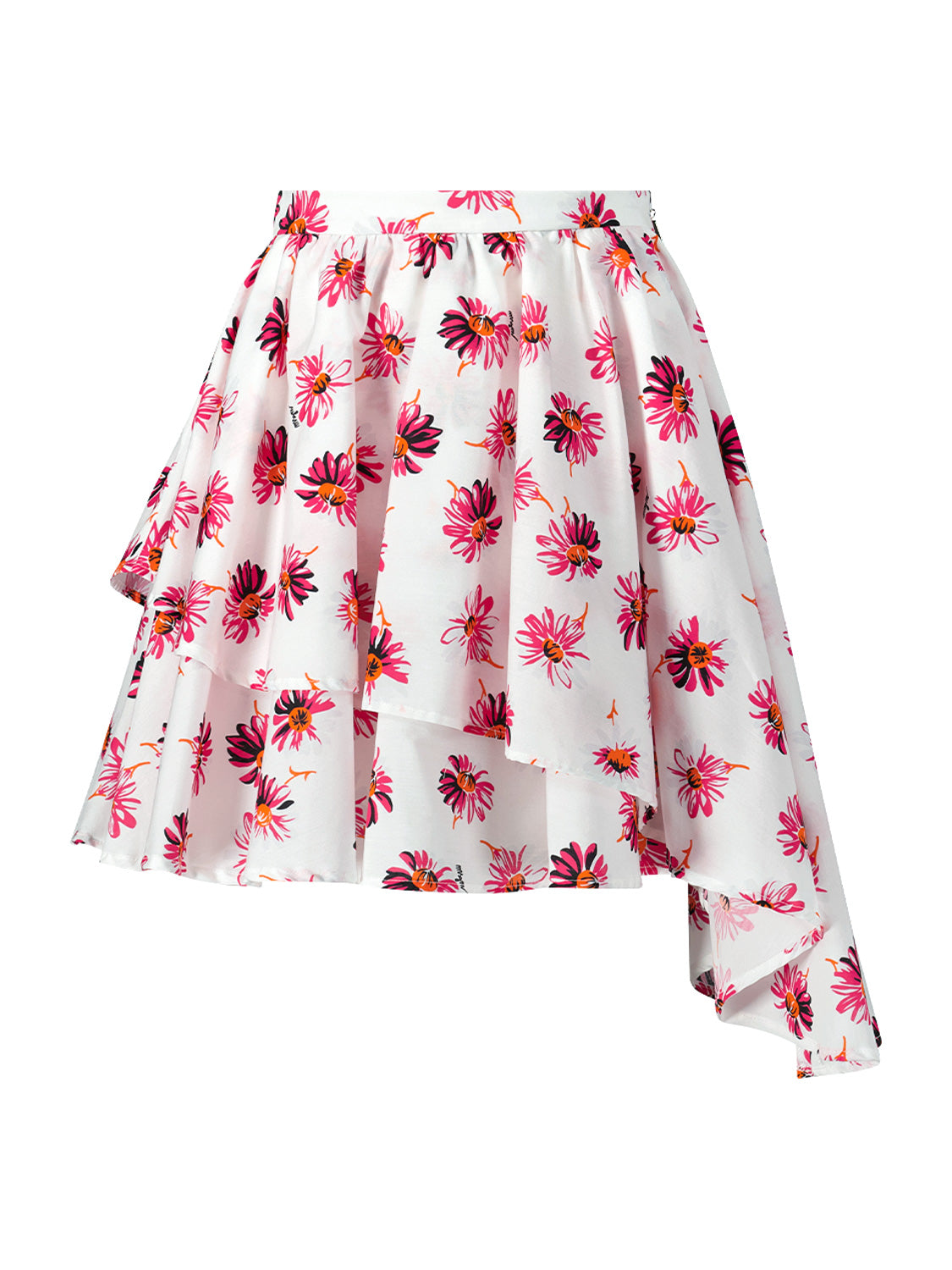 MSGM Kids skirt White in White 6704027181-1.jpg | NICKIS.com