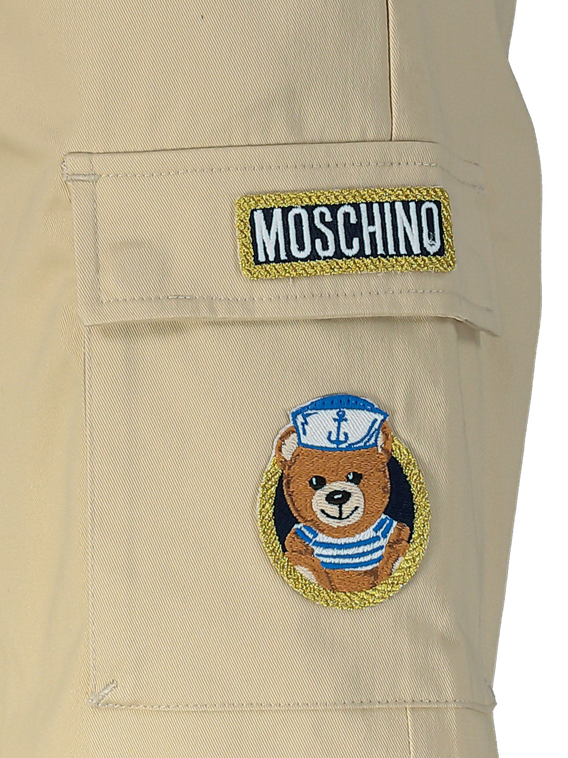 Moschino Kids Shorts Beige in Beige 6704123449-6.jpg | NICKIS.com