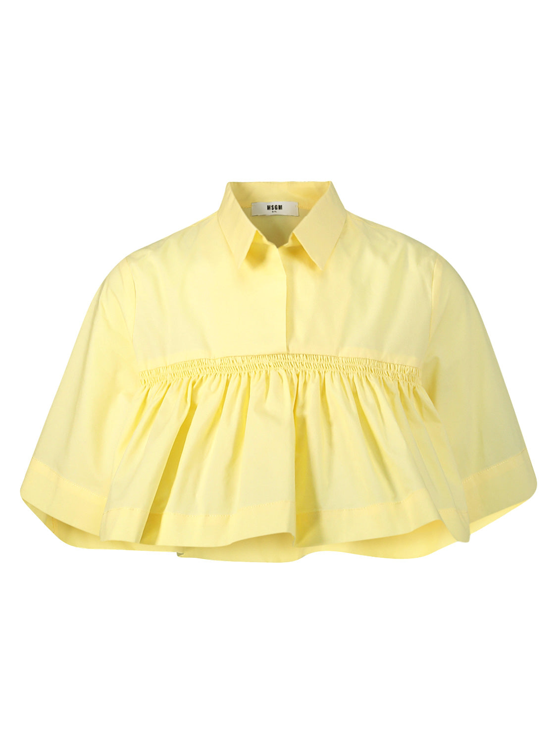 MSGM Kids blouse Yellow in Yellow 6704256478-1.jpg | NICKIS.com