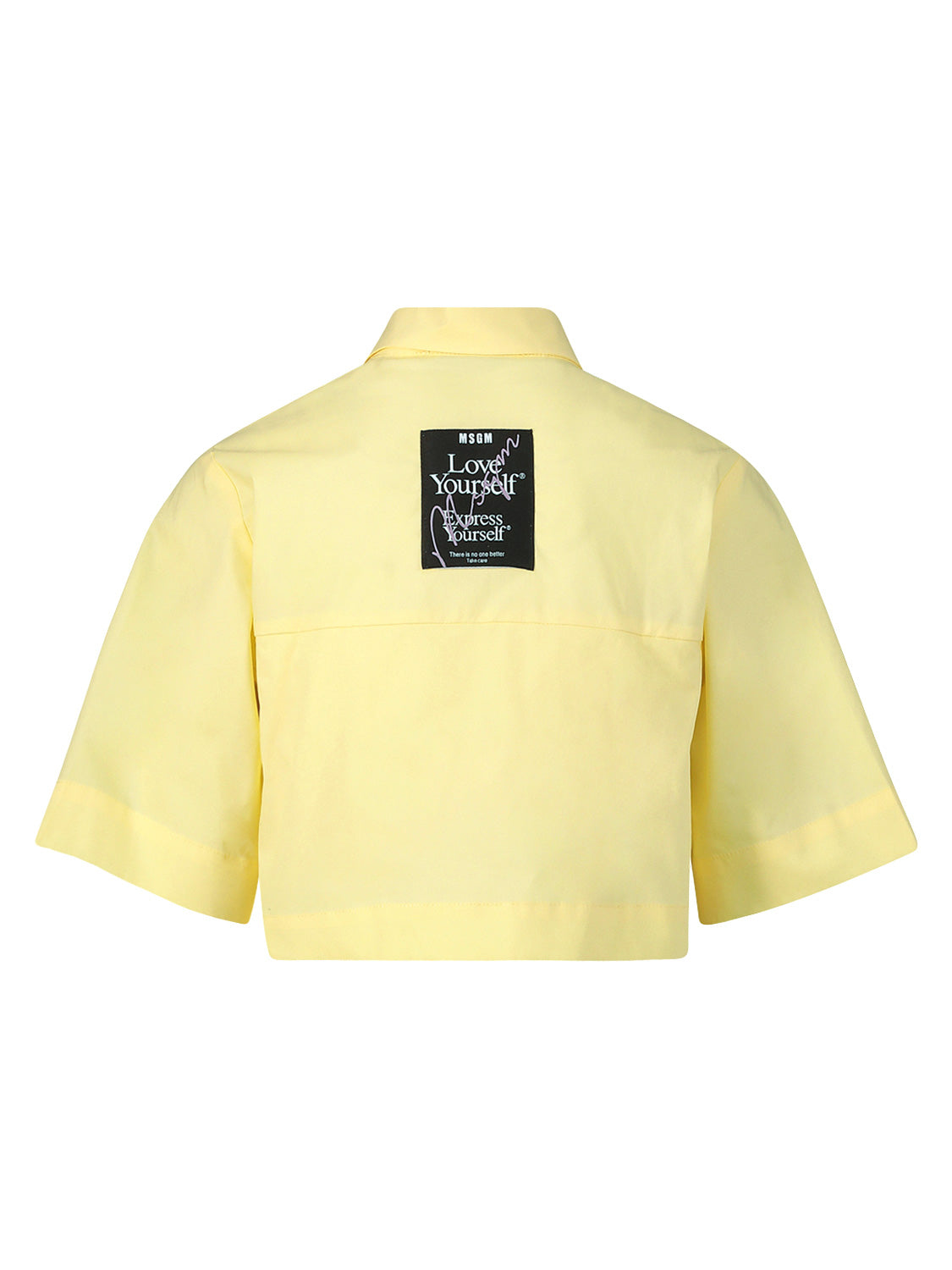 MSGM Kids blouse Yellow in Yellow 6704256478-4.jpg | NICKIS.com