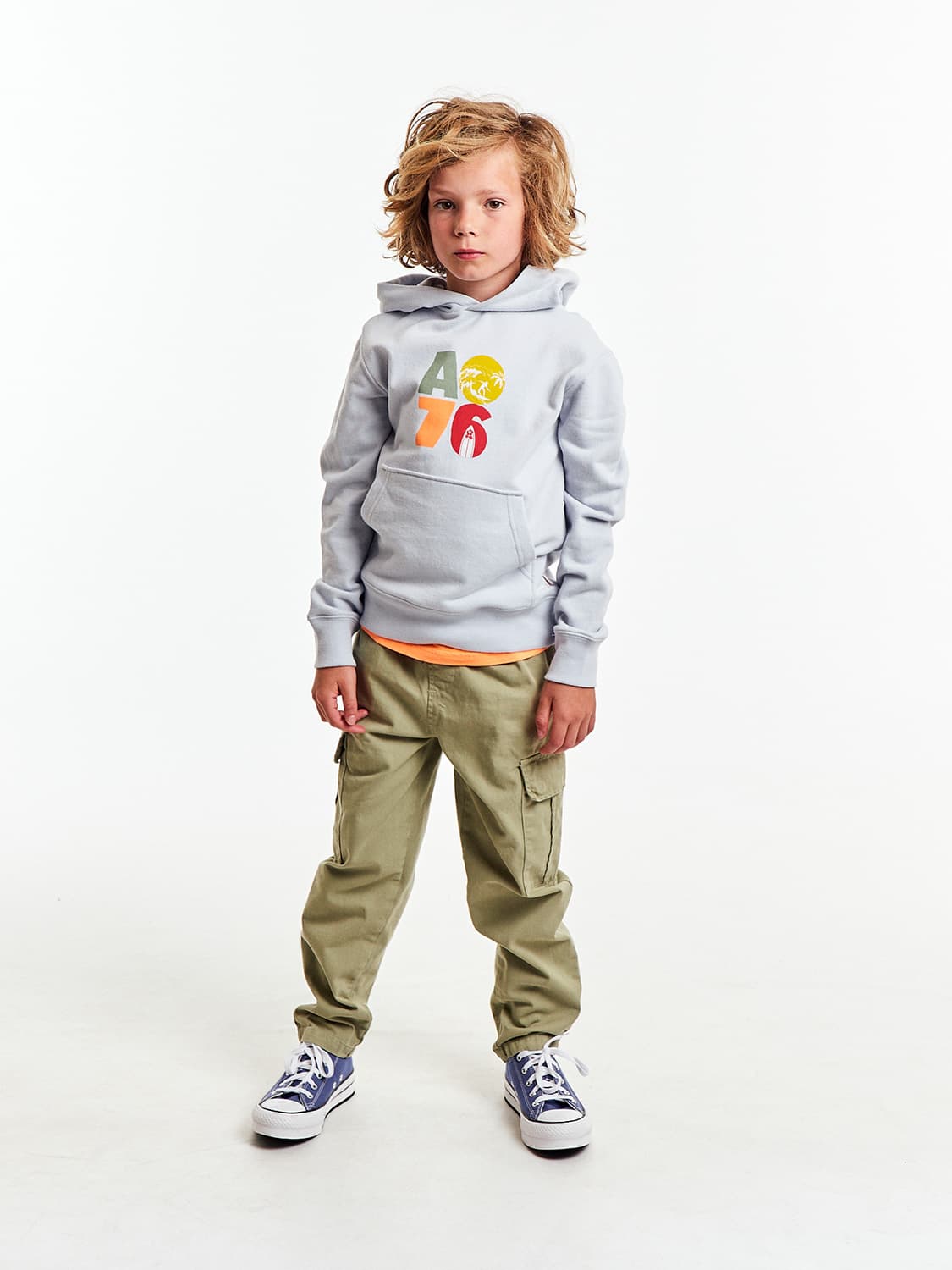 AO76 Kids pants donald Khaki in Khaki 6704262704-2.jpg | NICKIS.com