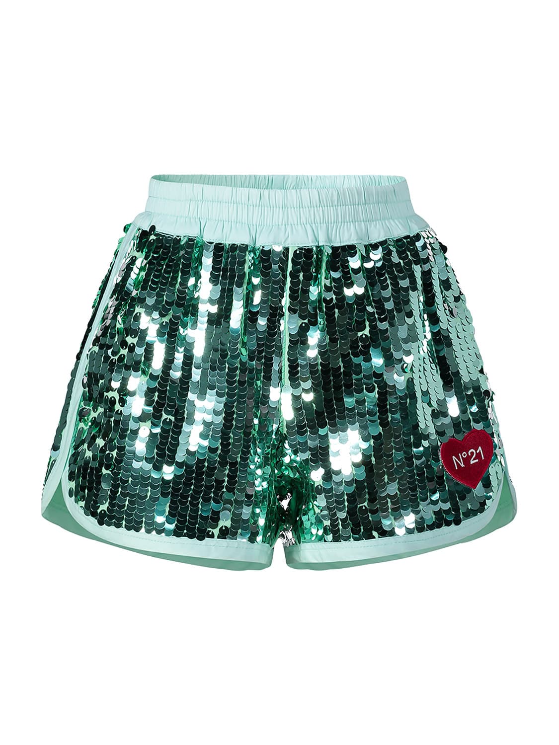 N°21 Kids Shorts Mint Green in Mint Green 6704269628-1.jpg | NICKIS.com