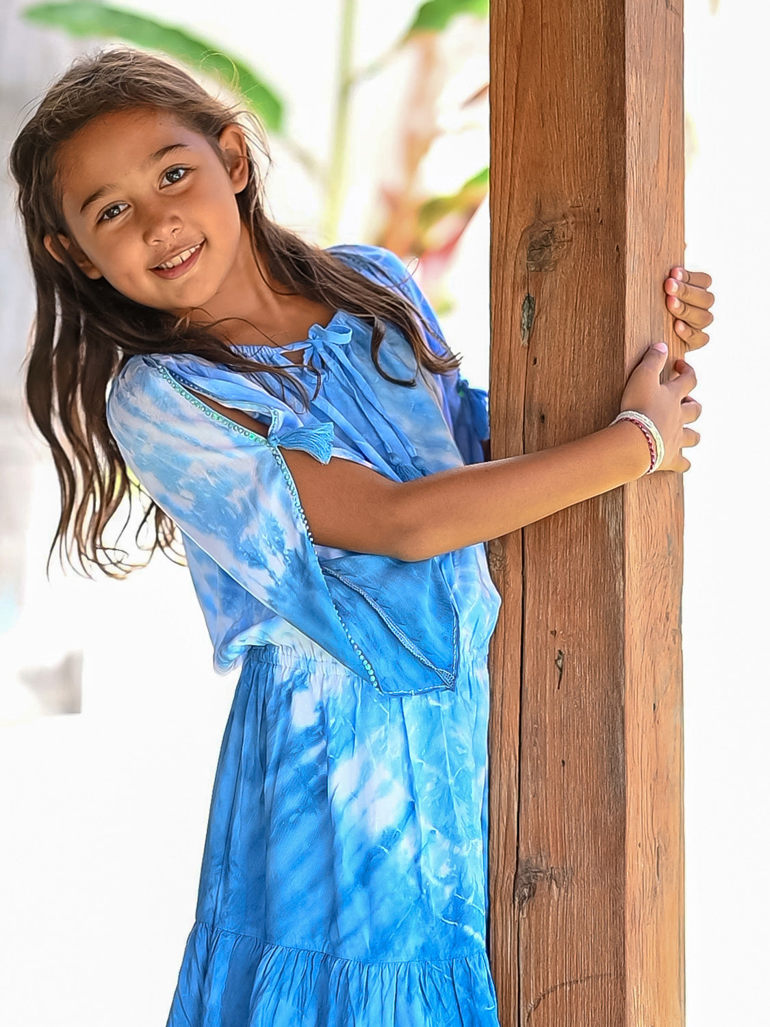 Spinach Mafia Kids dress Blue in Blue 6704299012-3.jpg | NICKIS.com